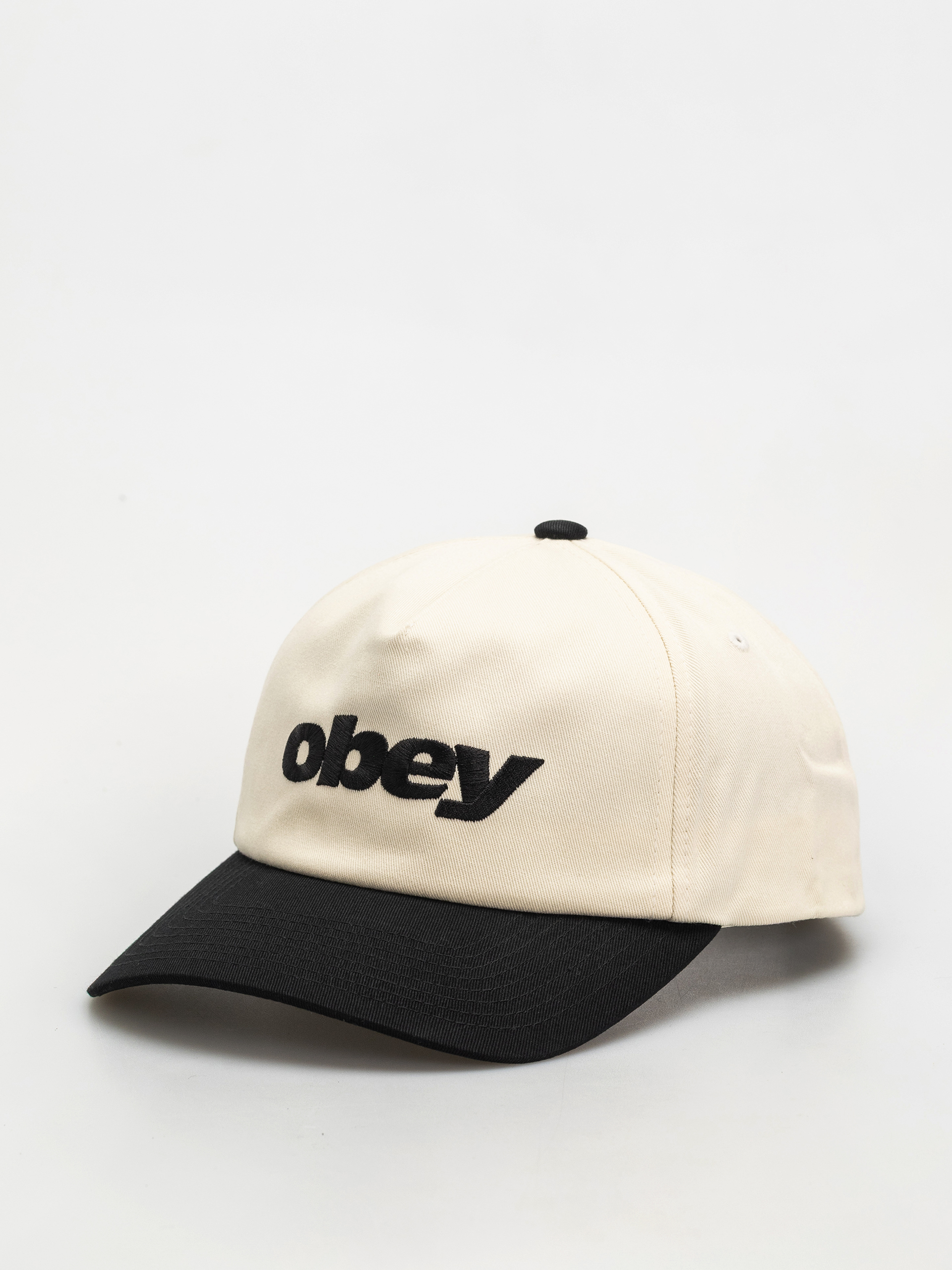 Kšiltovka  OBEY Obey Delta 5 Panel Strapback (unbleached multi)