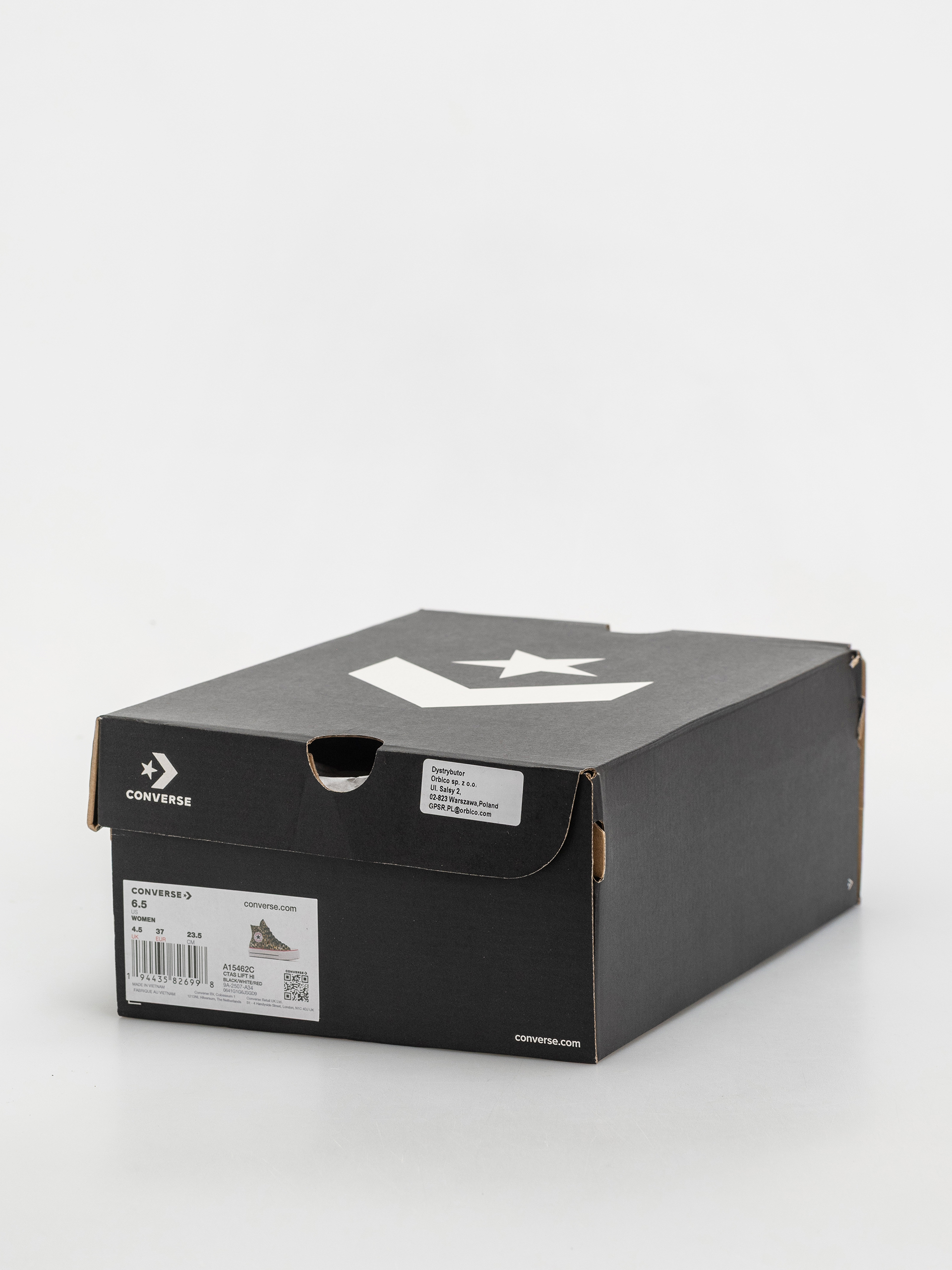 Tenisky Converse Chuck Taylor All Star Lift Hi Wmn (black/white/red)