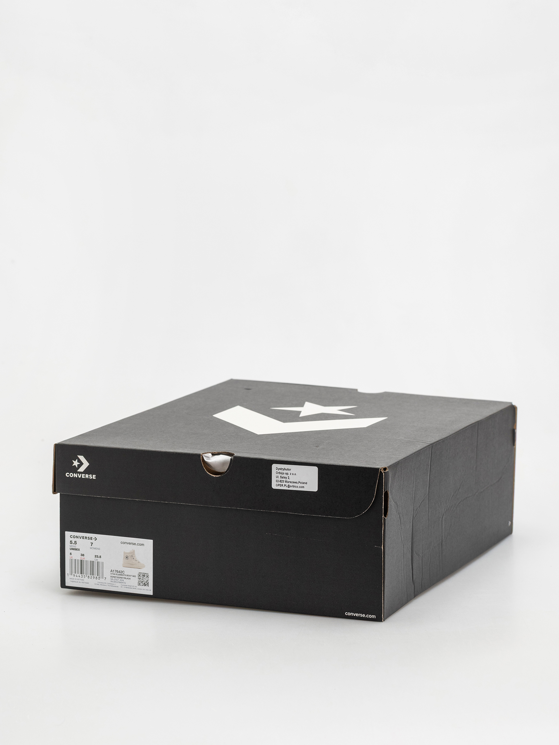 Boty Converse Chuck Taylor All Star Elements Boot Mid (egret/egret/black)