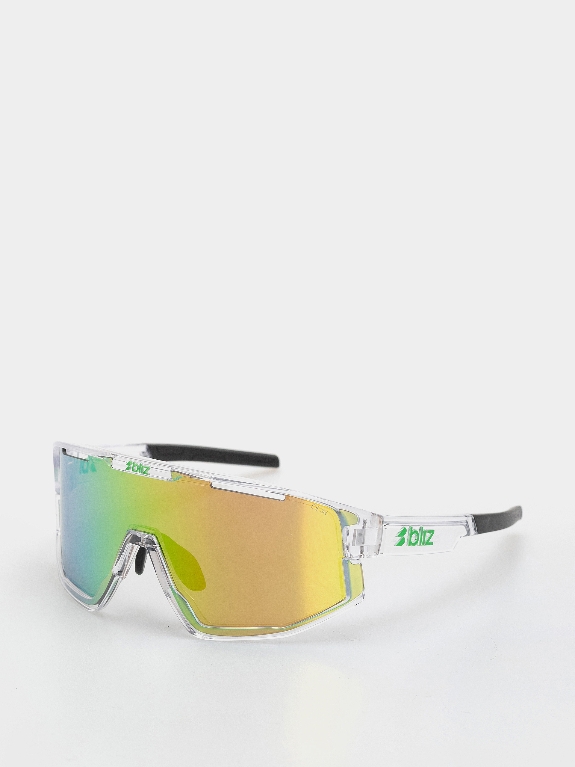 Sluneu010dnu00ed bru00fdle Bliz Fusion (transparent white/brown w green multi)