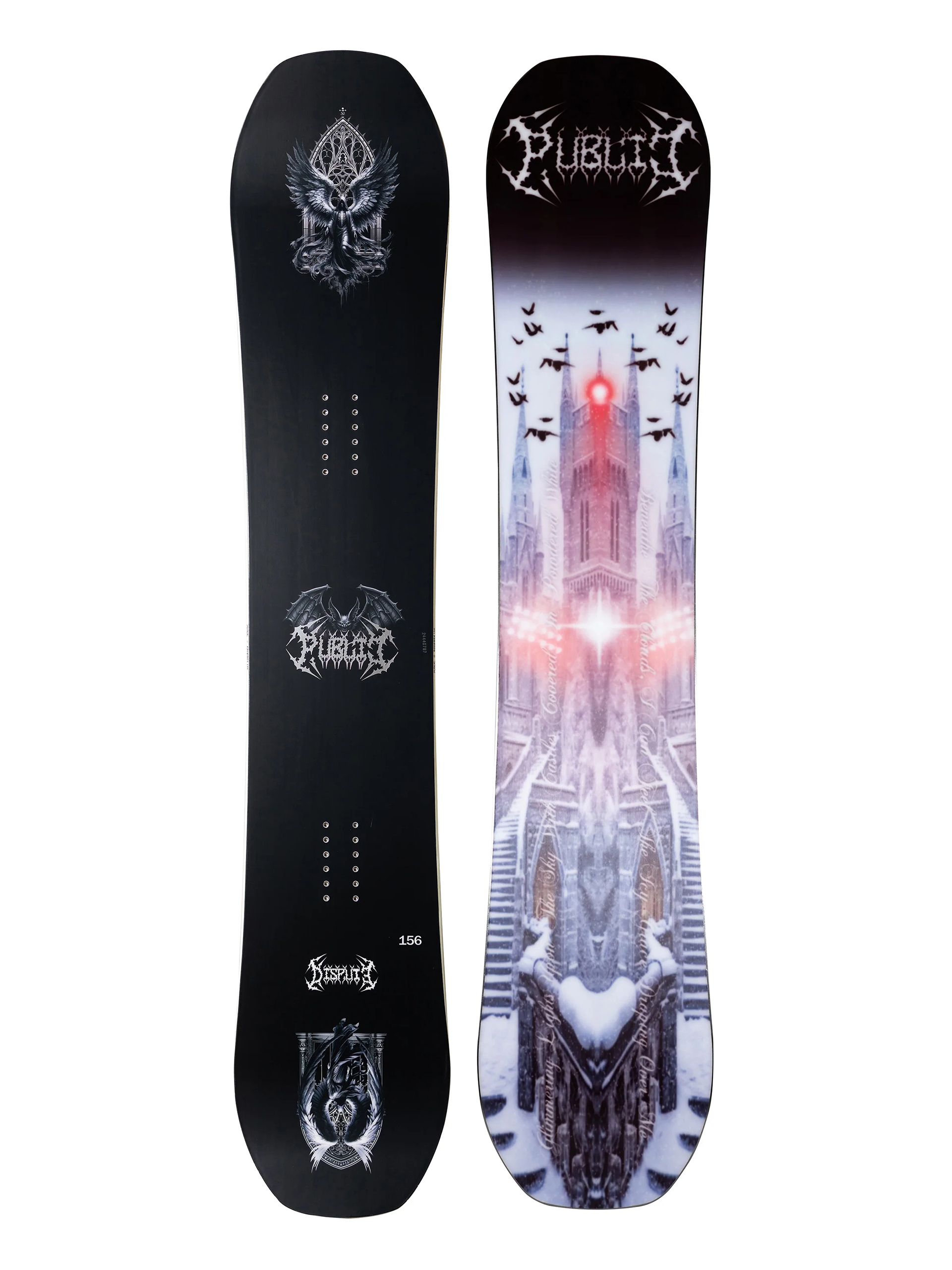Snowboard Public Dispute (light blue/red)