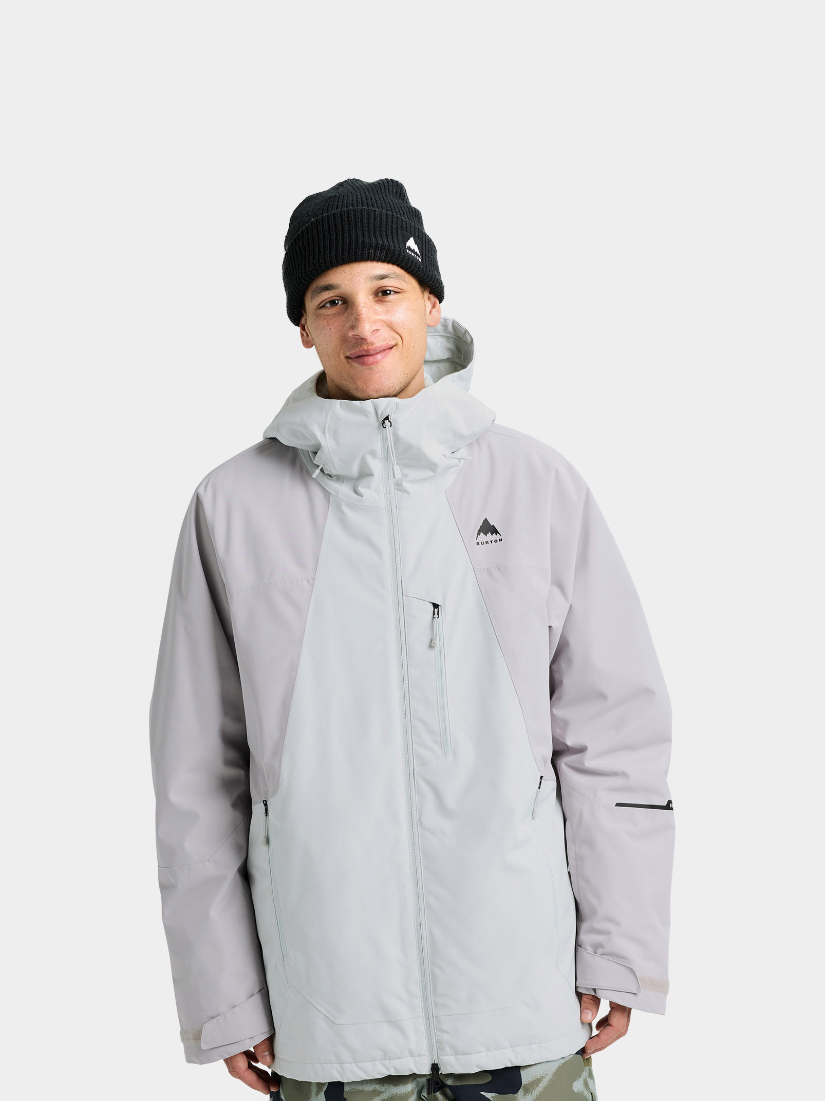 Snowboardovu00e1 bunda Burton Reserve 2L Insulated (gray cloud/washed lavender)