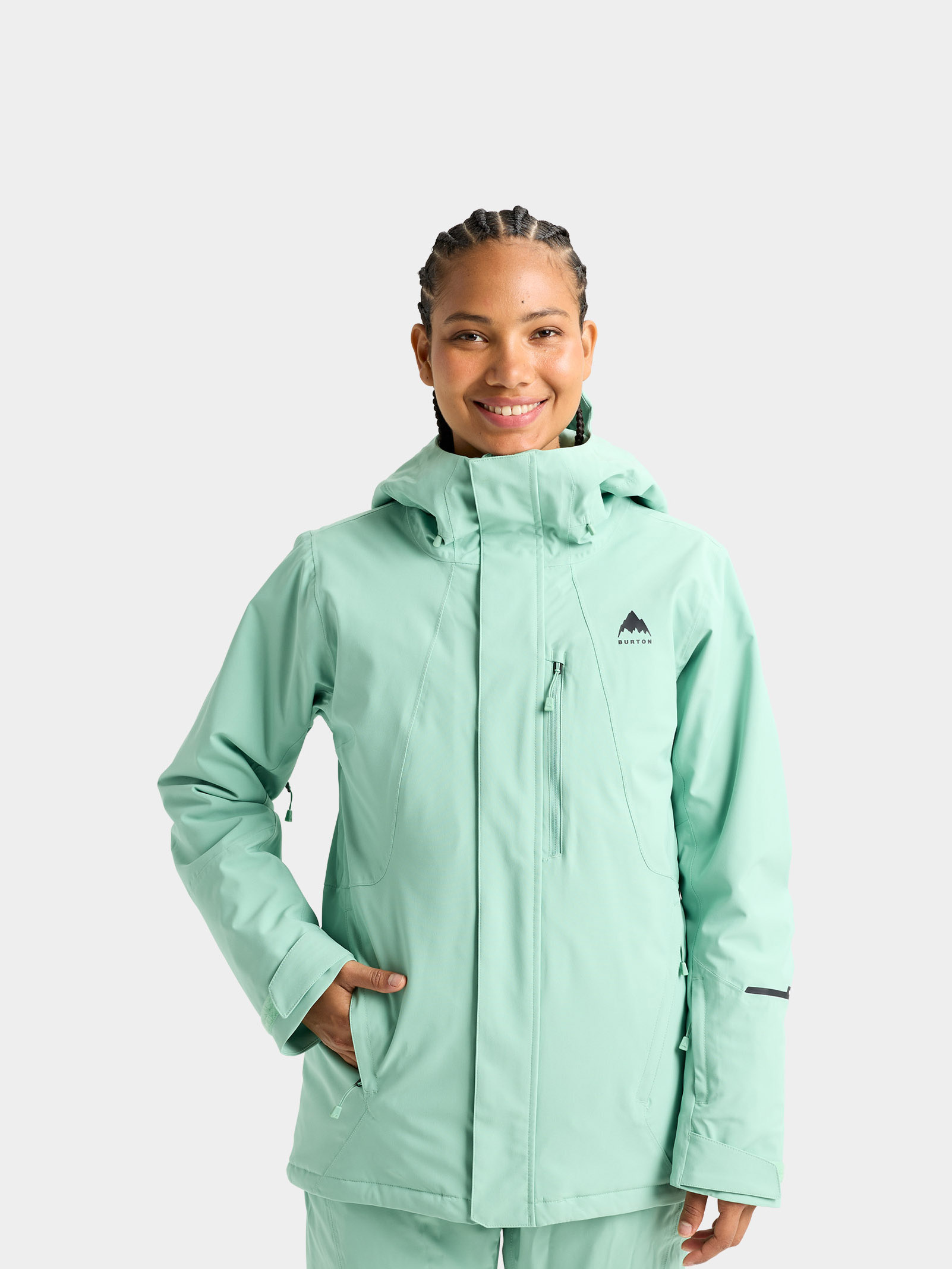 Snowboardová bunda Burton Reserve 2L Ins Stretch Wmn (soft sage)