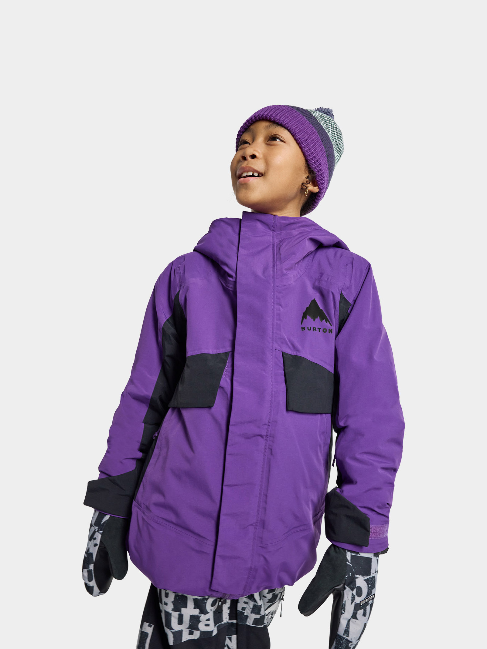 Snowboardová bunda Burton Ascutney 2L JR (imperial purple/true black)