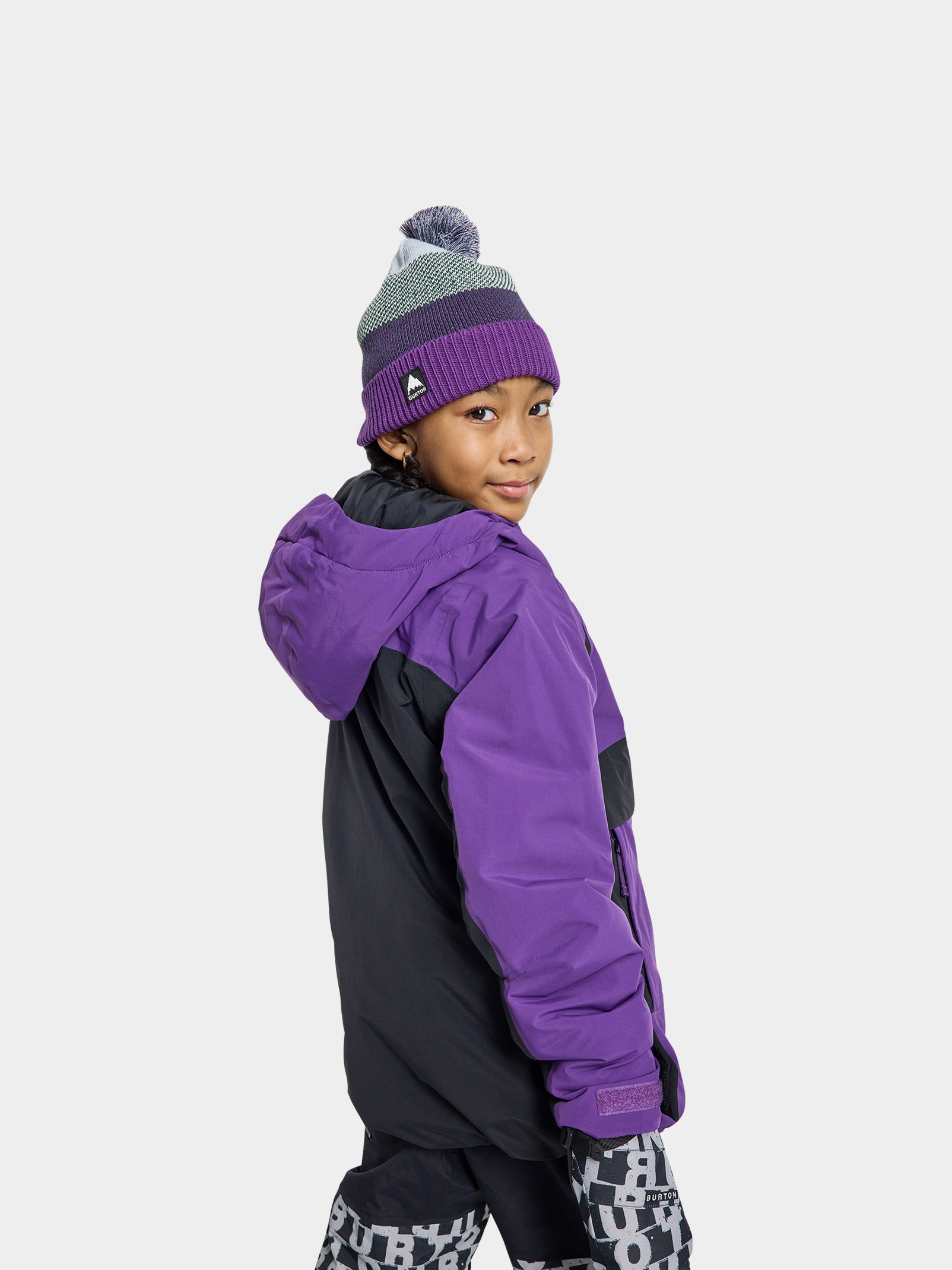 Snowboardová bunda Burton Ascutney 2L JR (imperial purple/true black)