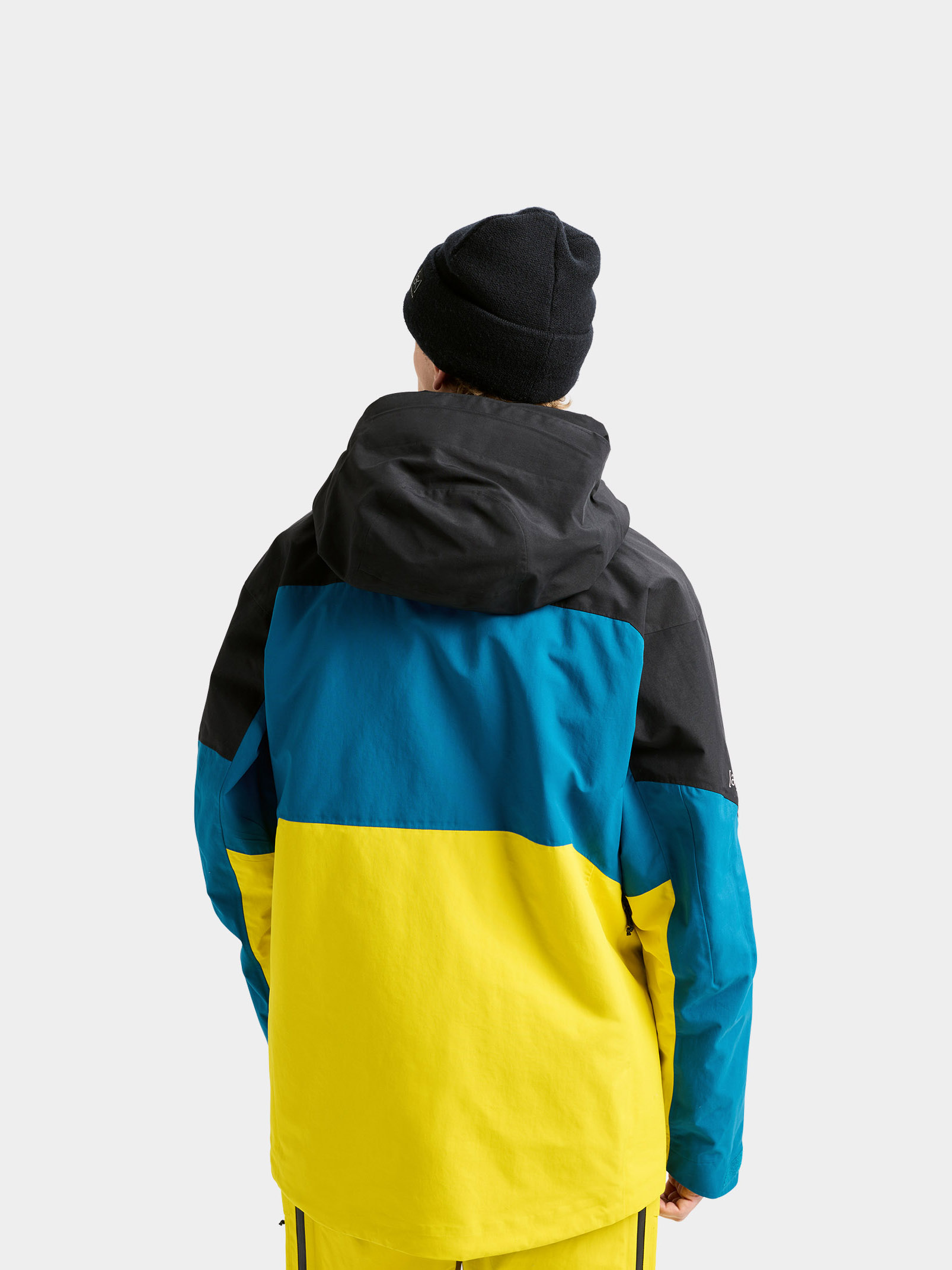 Pánská Snowboardová bunda Burton Ak Gore Tex Swash 2L (true black/blue teal/atomic yellow)