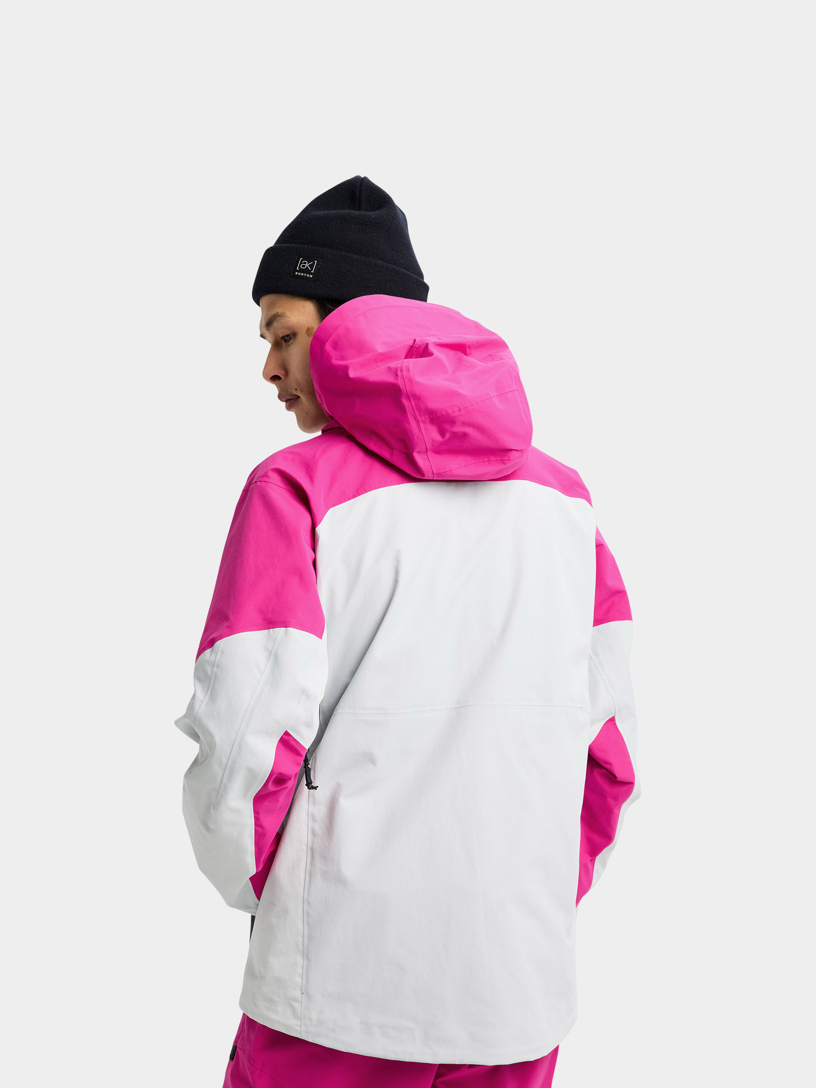 Pánská Snowboardová bunda Burton Ak Gore Tex Cyclic 2L (very berry/gray cloud)