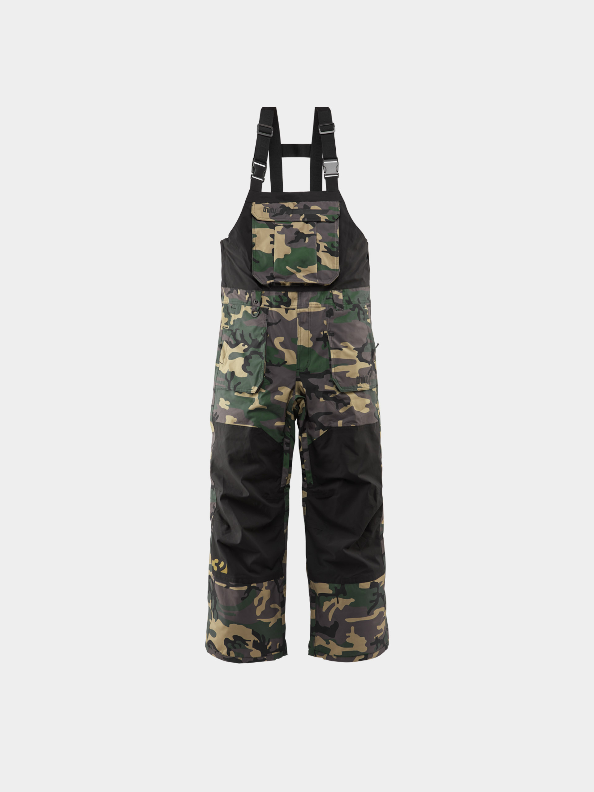 Snowboardové kalhoty  ThirtyTwo Basement Bib (camo)