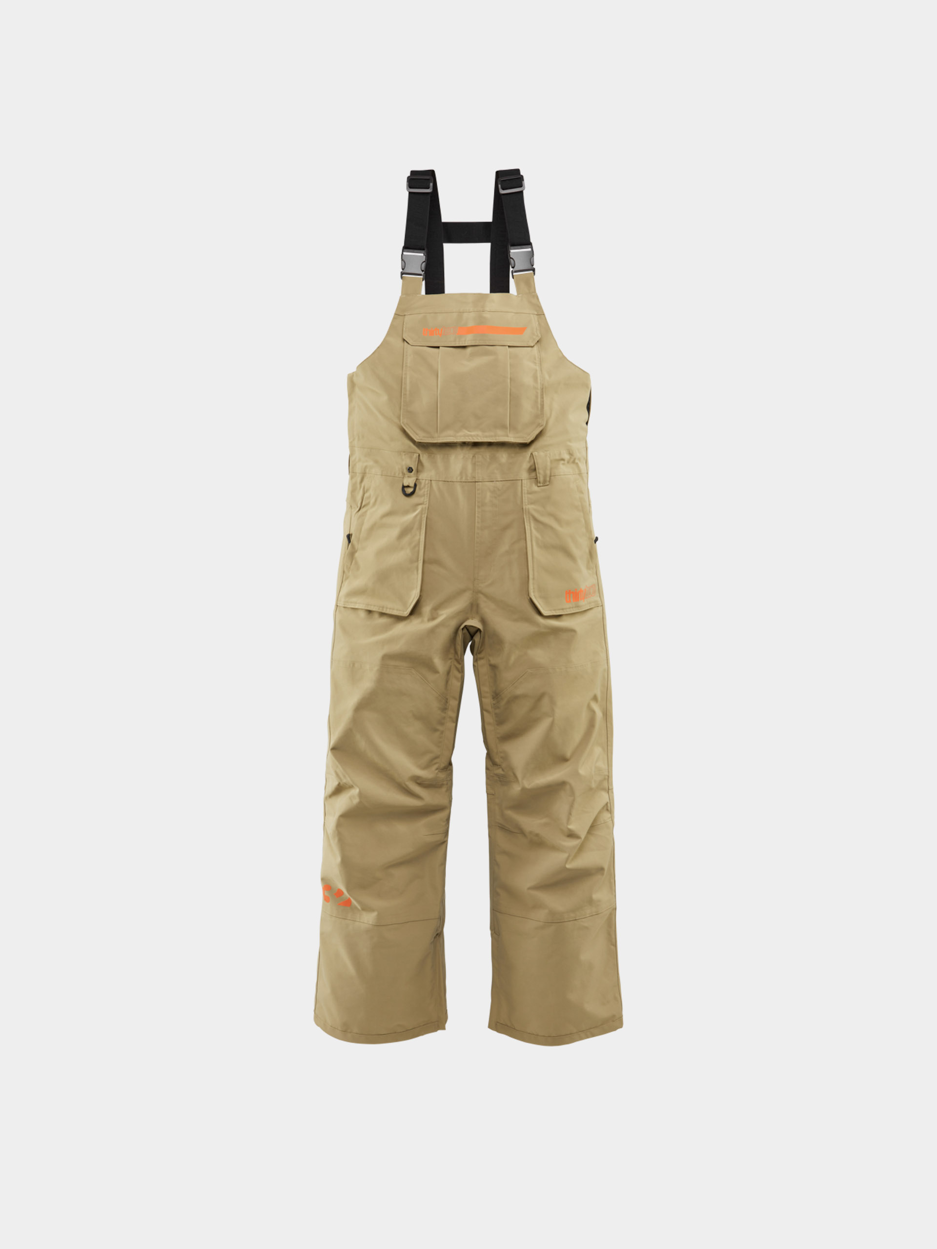 Snowboardovu00e9 kalhoty  ThirtyTwo Basement Bib (khaki)