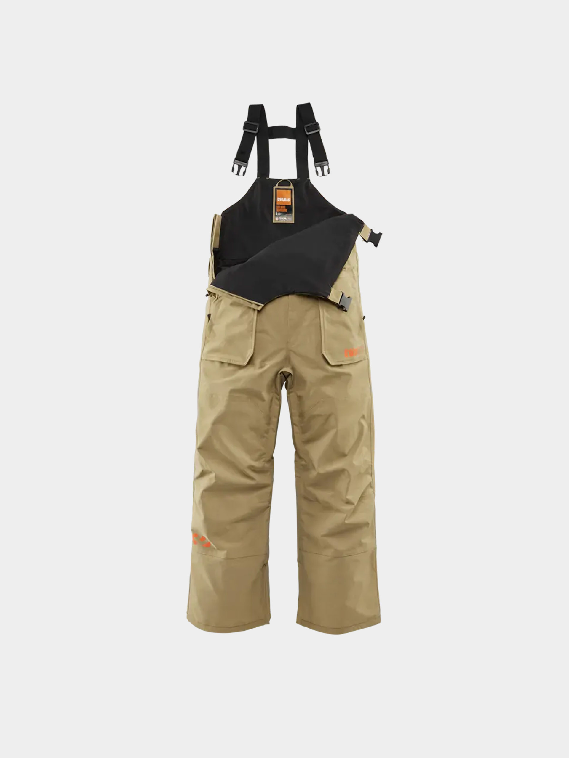 Pánské Snowboardové kalhoty  ThirtyTwo Basement Bib (khaki)