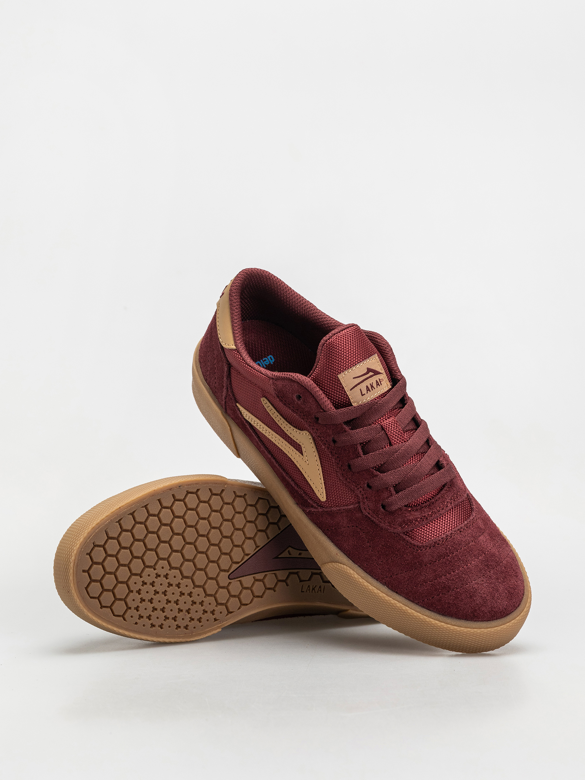 Boty Lakai Cambridge (burgundy suede)