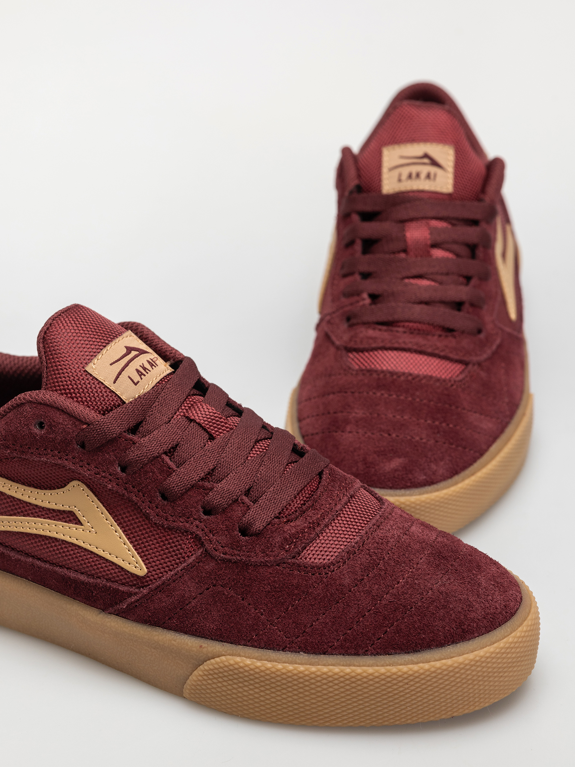 Boty Lakai Cambridge (burgundy suede)