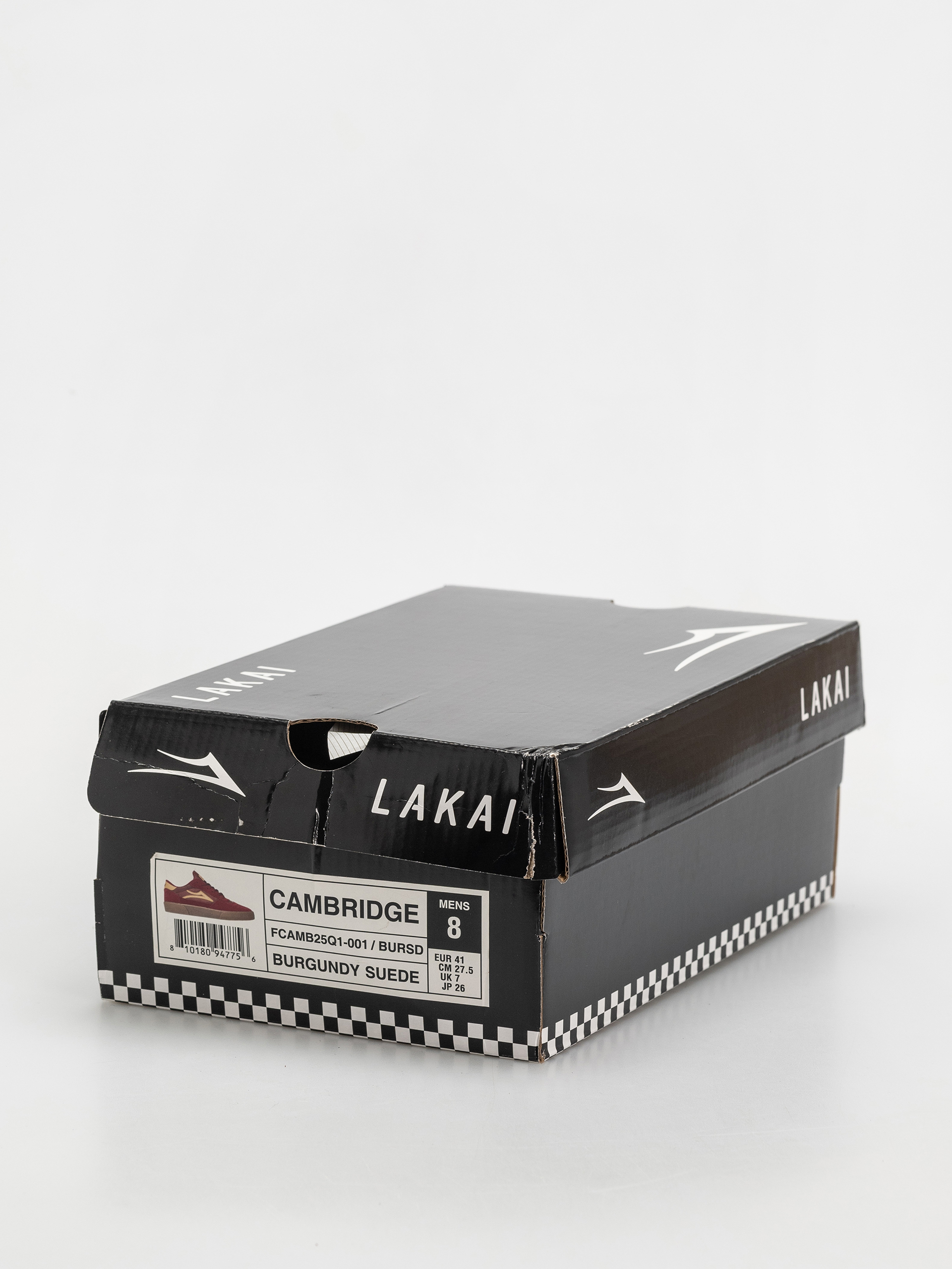 Boty Lakai Cambridge (burgundy suede)