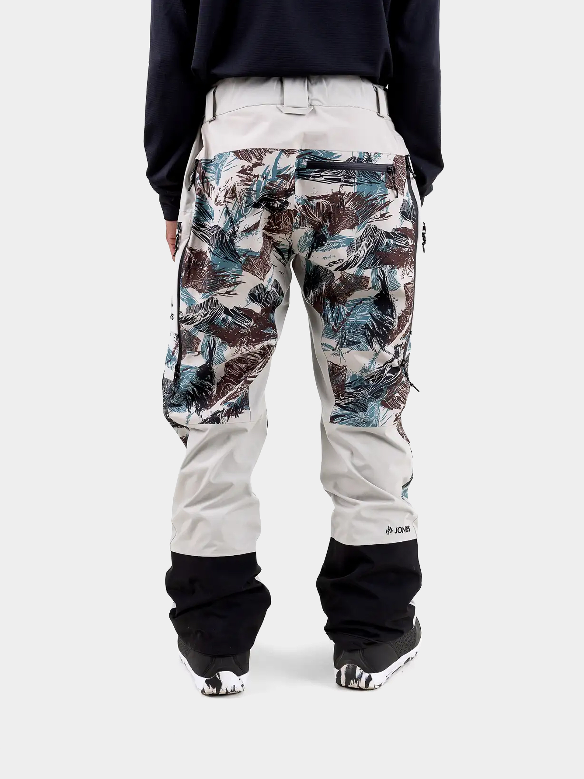 Pánské Snowboardové kalhoty  Jones Snowboards Mtn Surf Rec (smoke gray)