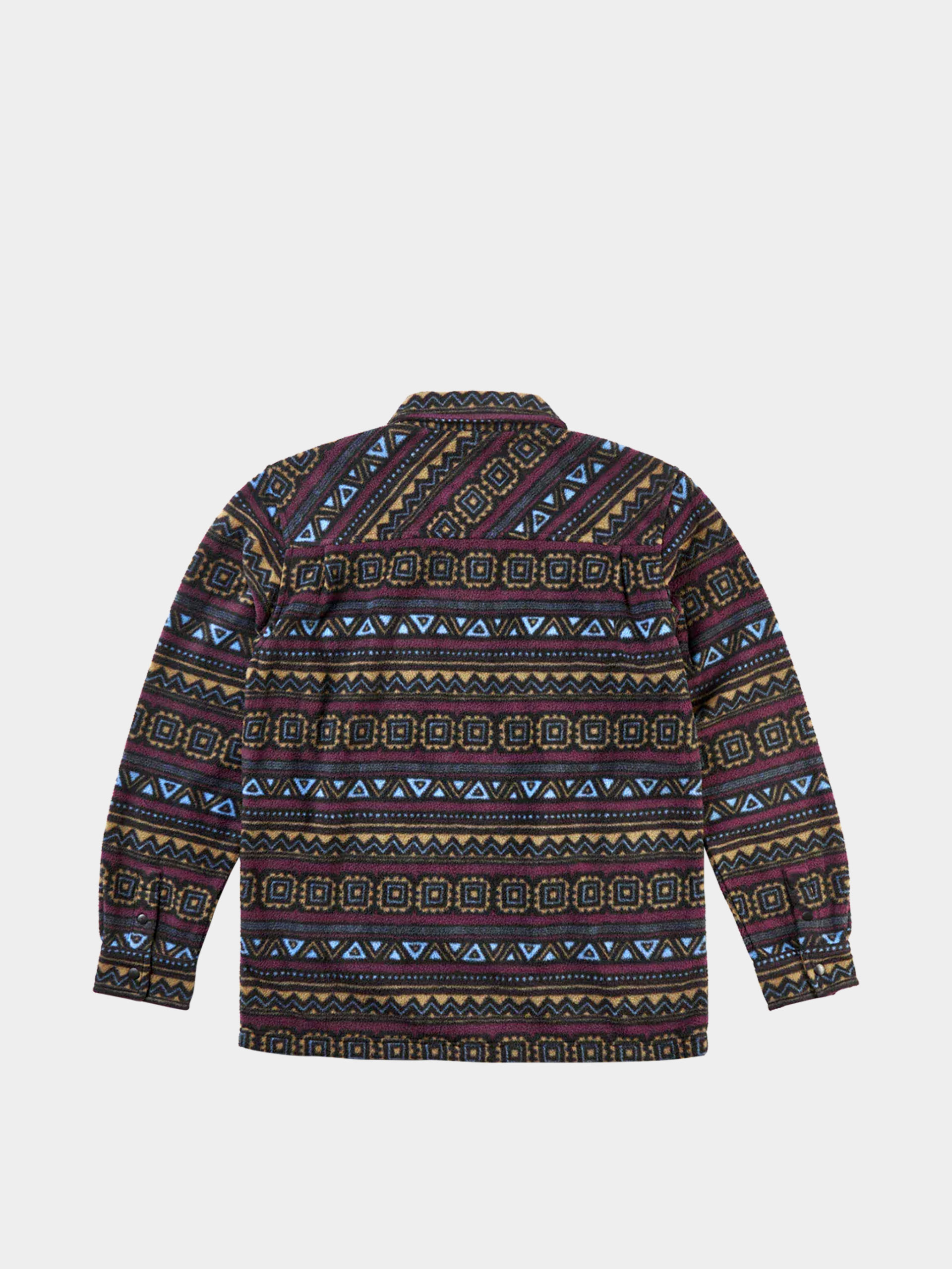 Pánská Termomikina ThirtyTwo Rest Stop Zip Up Shirt (maroon)