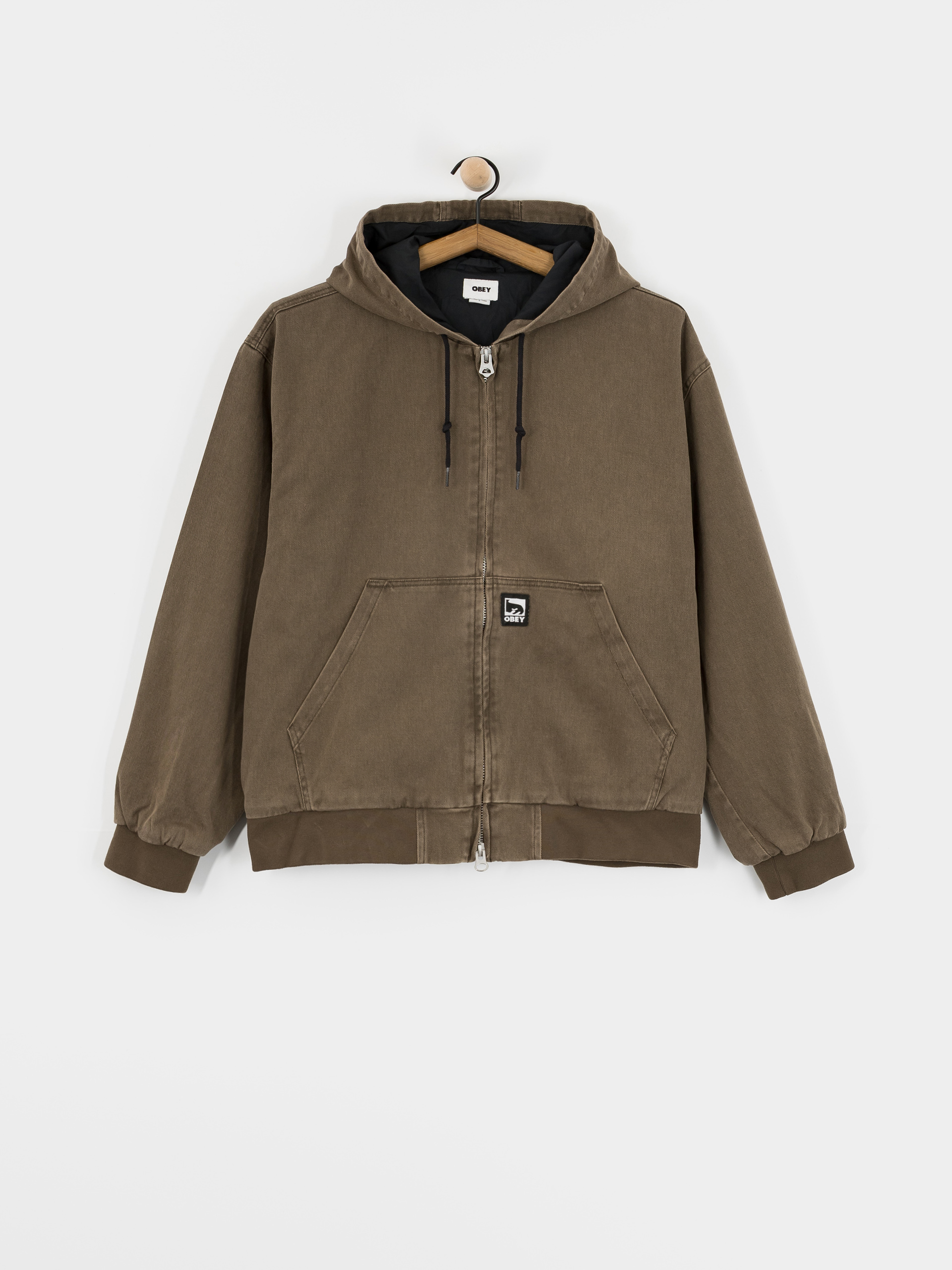 Bunda OBEY Obey Glen Zip Up (wren faded wash)