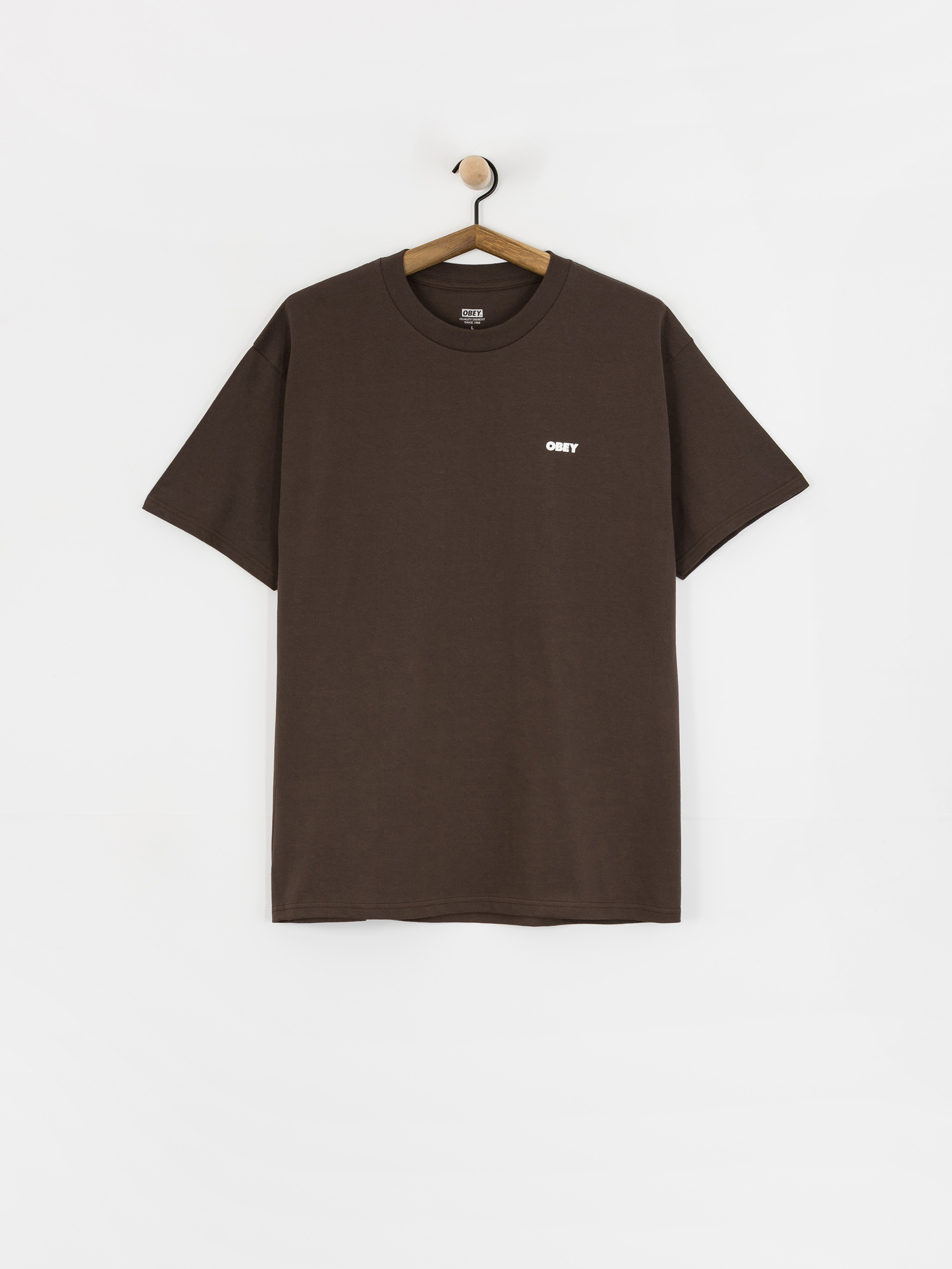 Tričko OBEY Obey Owl (java brown)