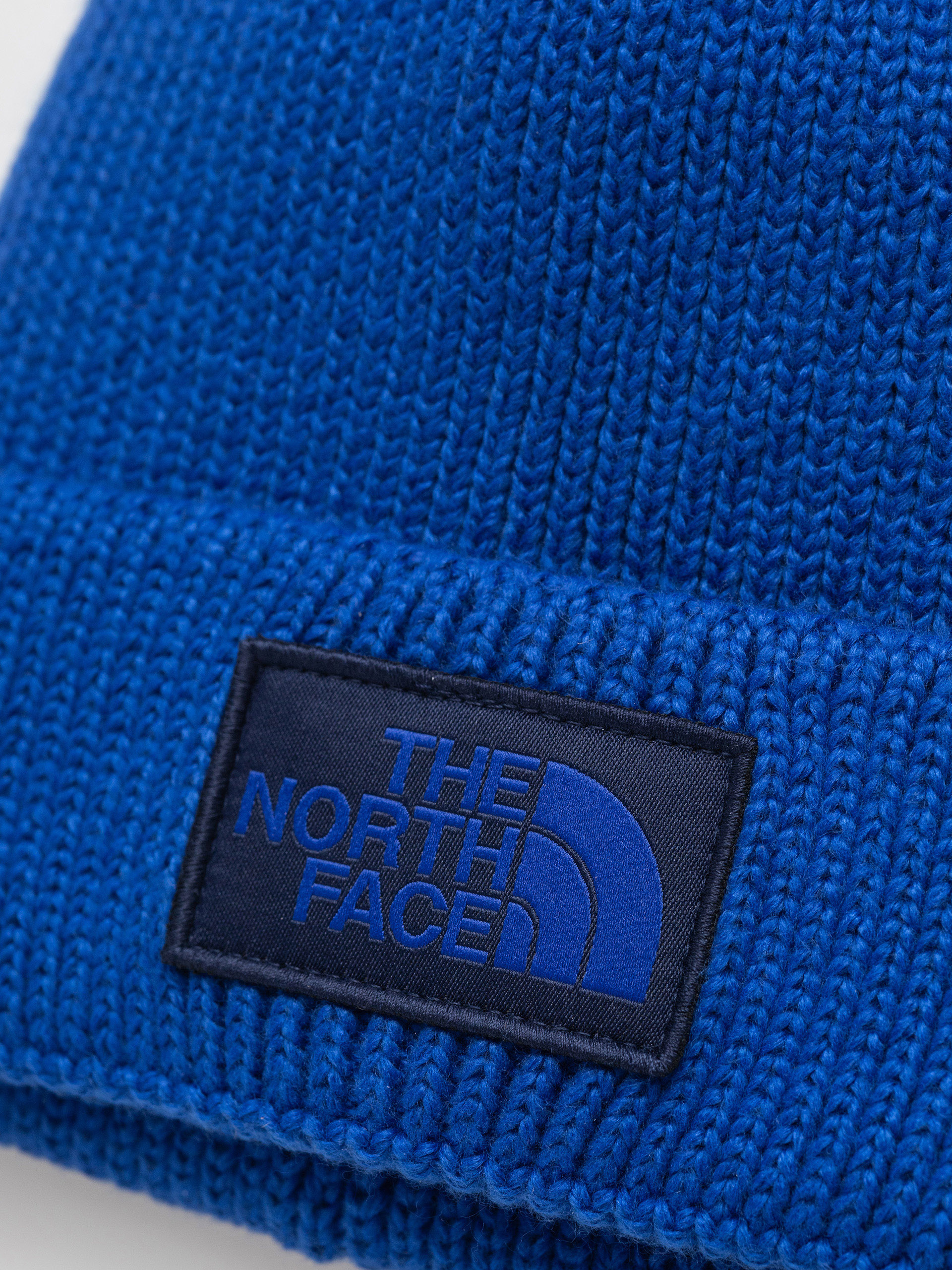 Čepice The North Face Tnf Logo Box Cuffed (tnf blue/tnf blue)