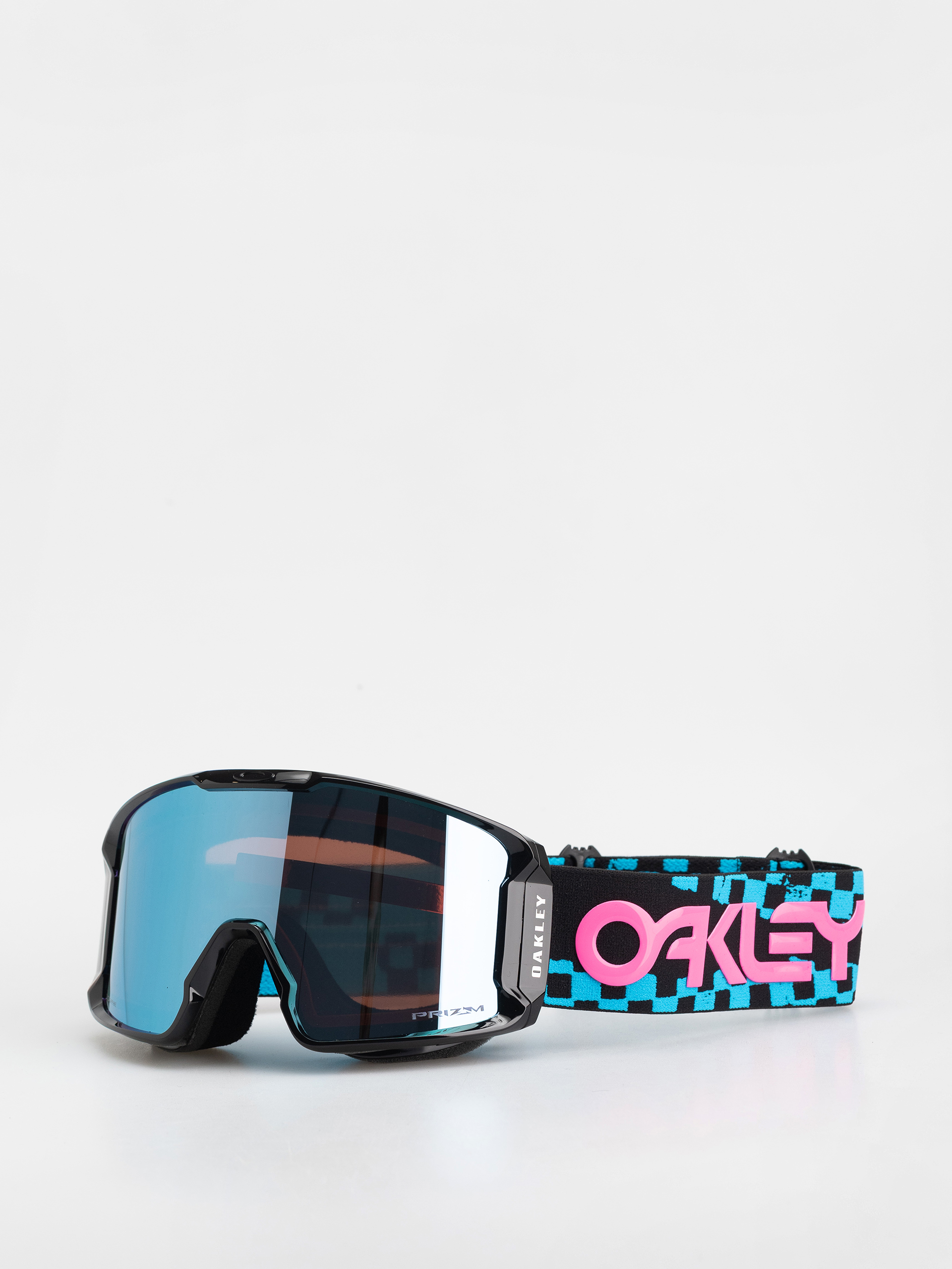 Bru00fdle na snowboard Oakley Line Miner L (chex black/prizm snow sapphire iridium)
