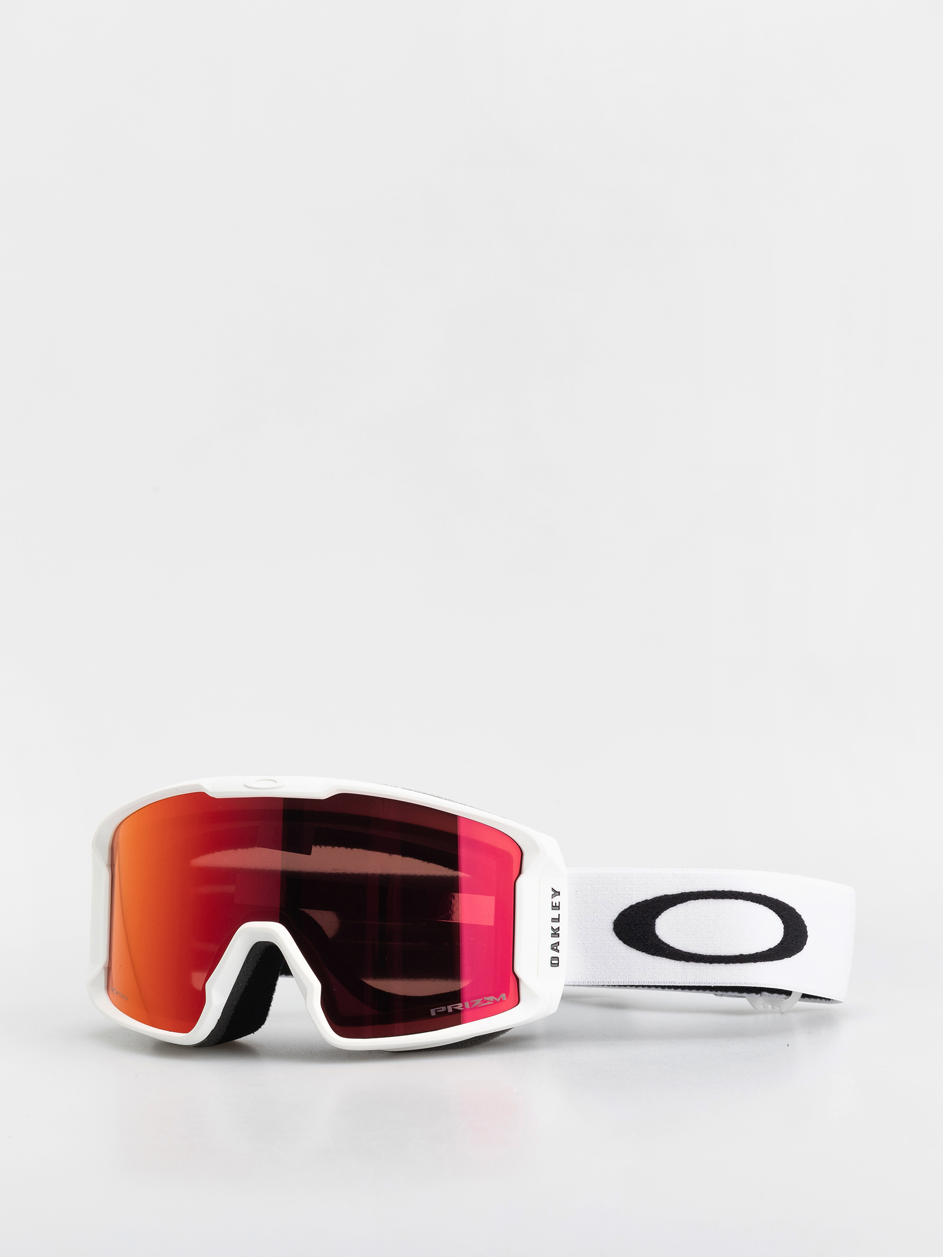 Bru00fdle na snowboard Oakley Line Miner M (matte white/prizm snow torch iridium)