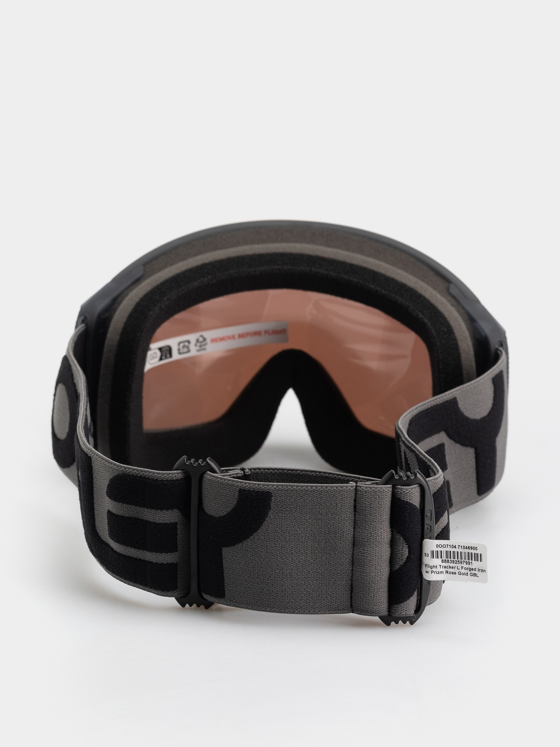 Brýle na snowboard Oakley Flight Tracker L (matte b1b forged iron/prizm rose gold iridium)