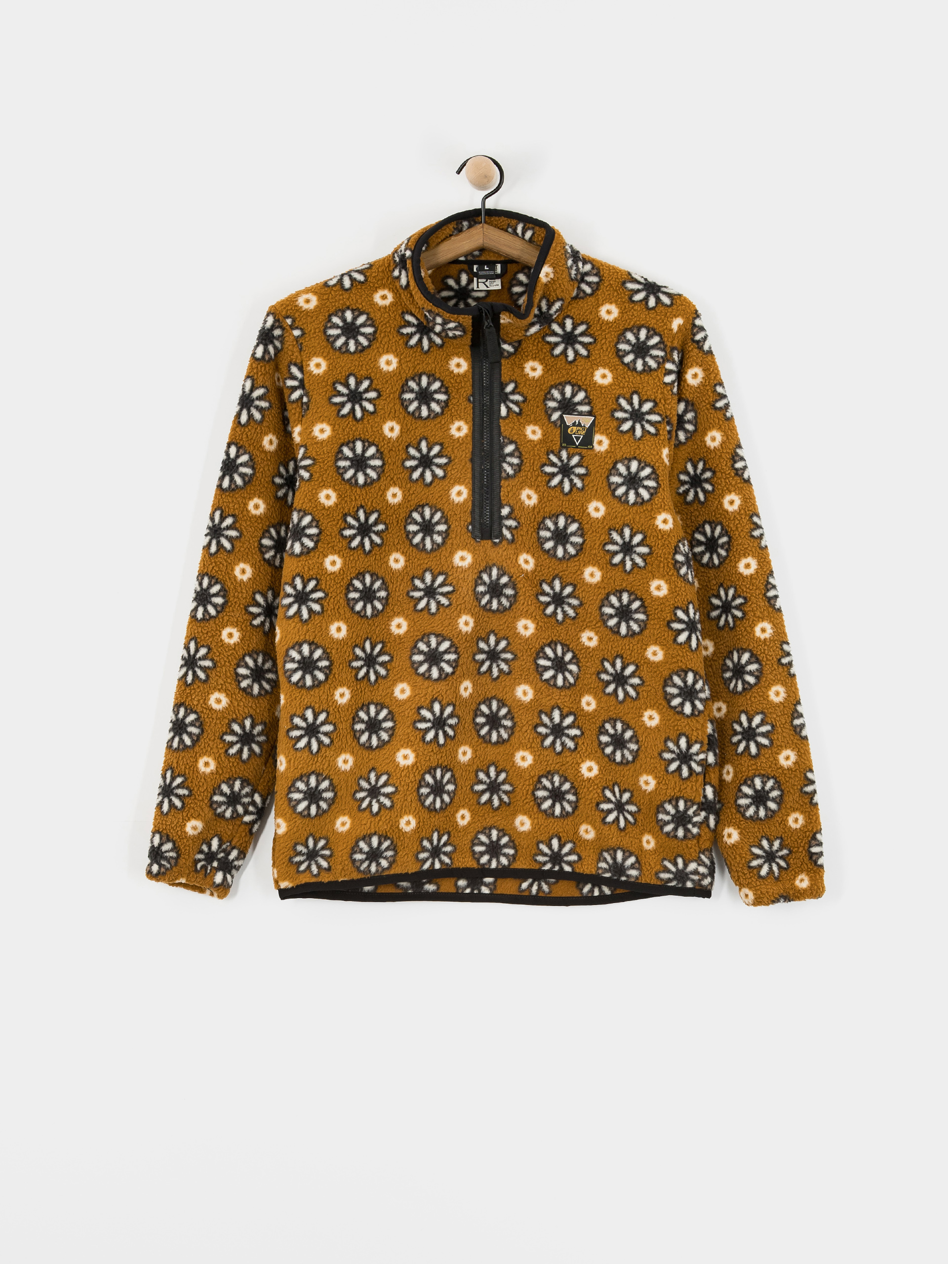 Fleecovu00e1 mikina Picture Kimag Printed 1/4 Zip (daisy print)
