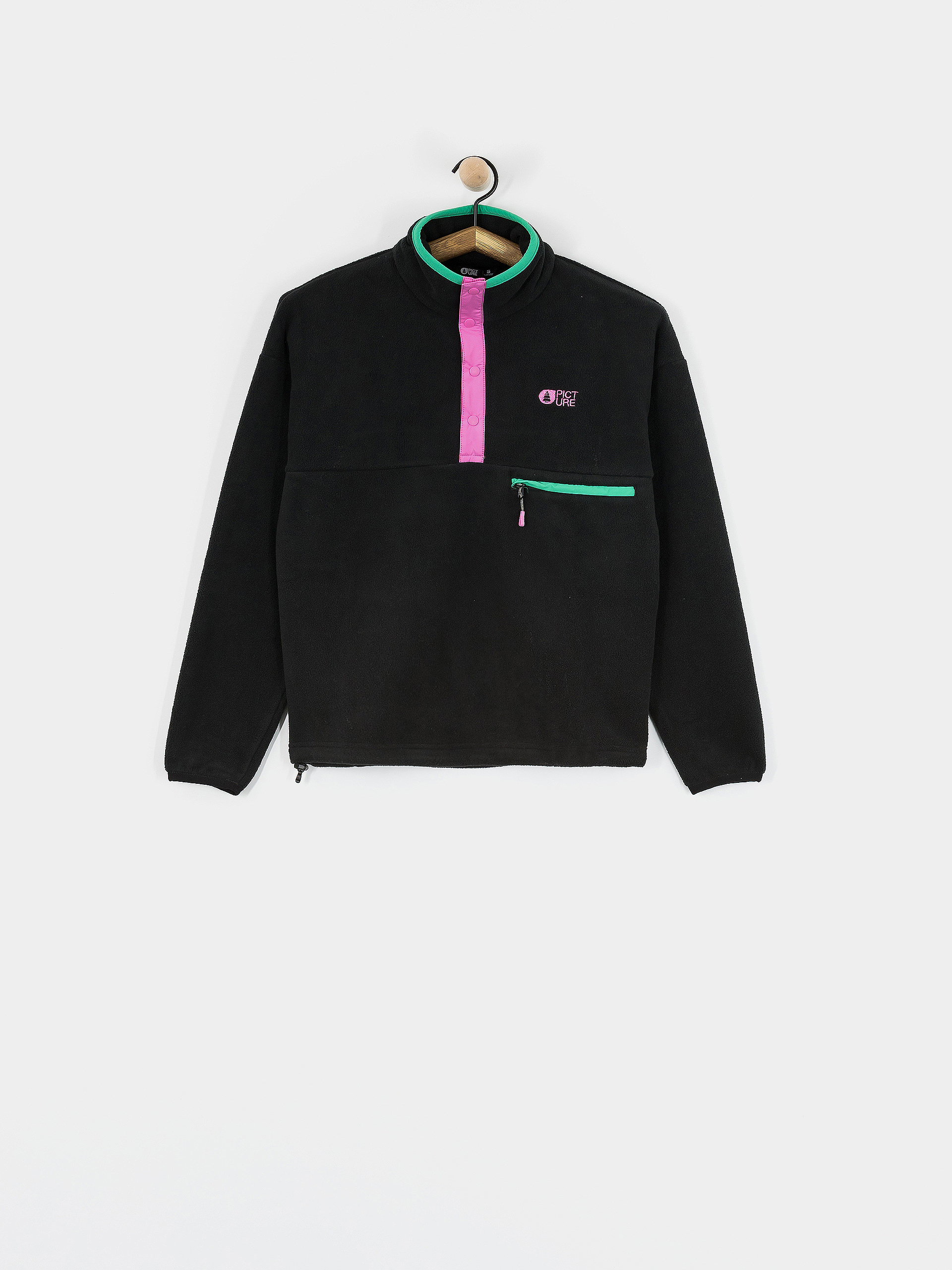 Fleecová mikina Picture Arcca 1/4 Zip Wmn (black)