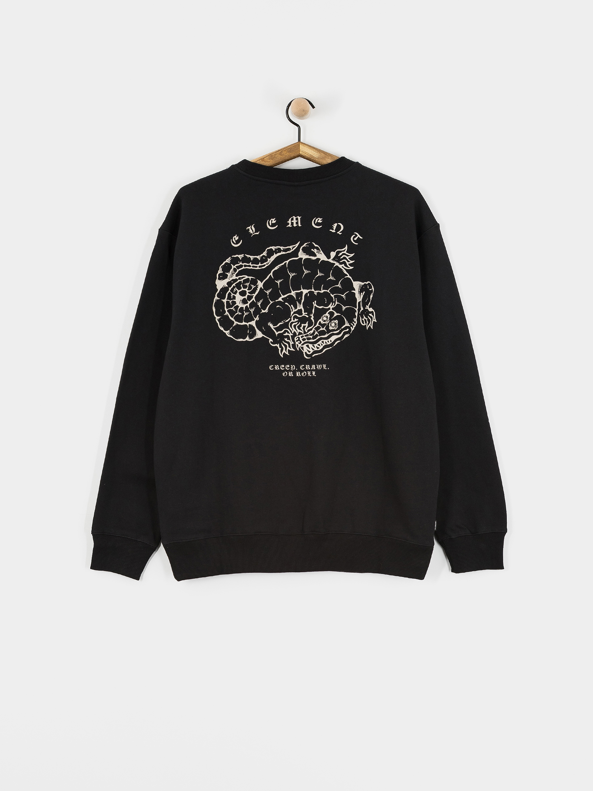 Mikina Element Aligator Cr (flint black)