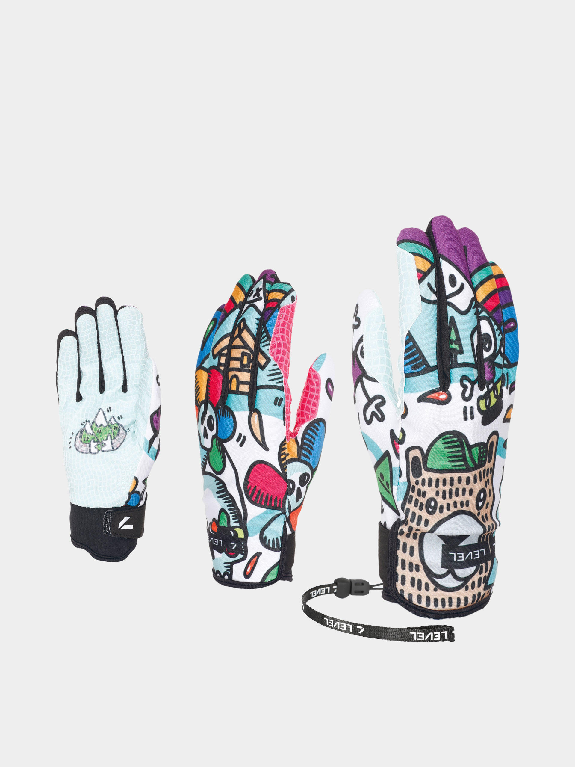 Rukavice Level Web (logos)