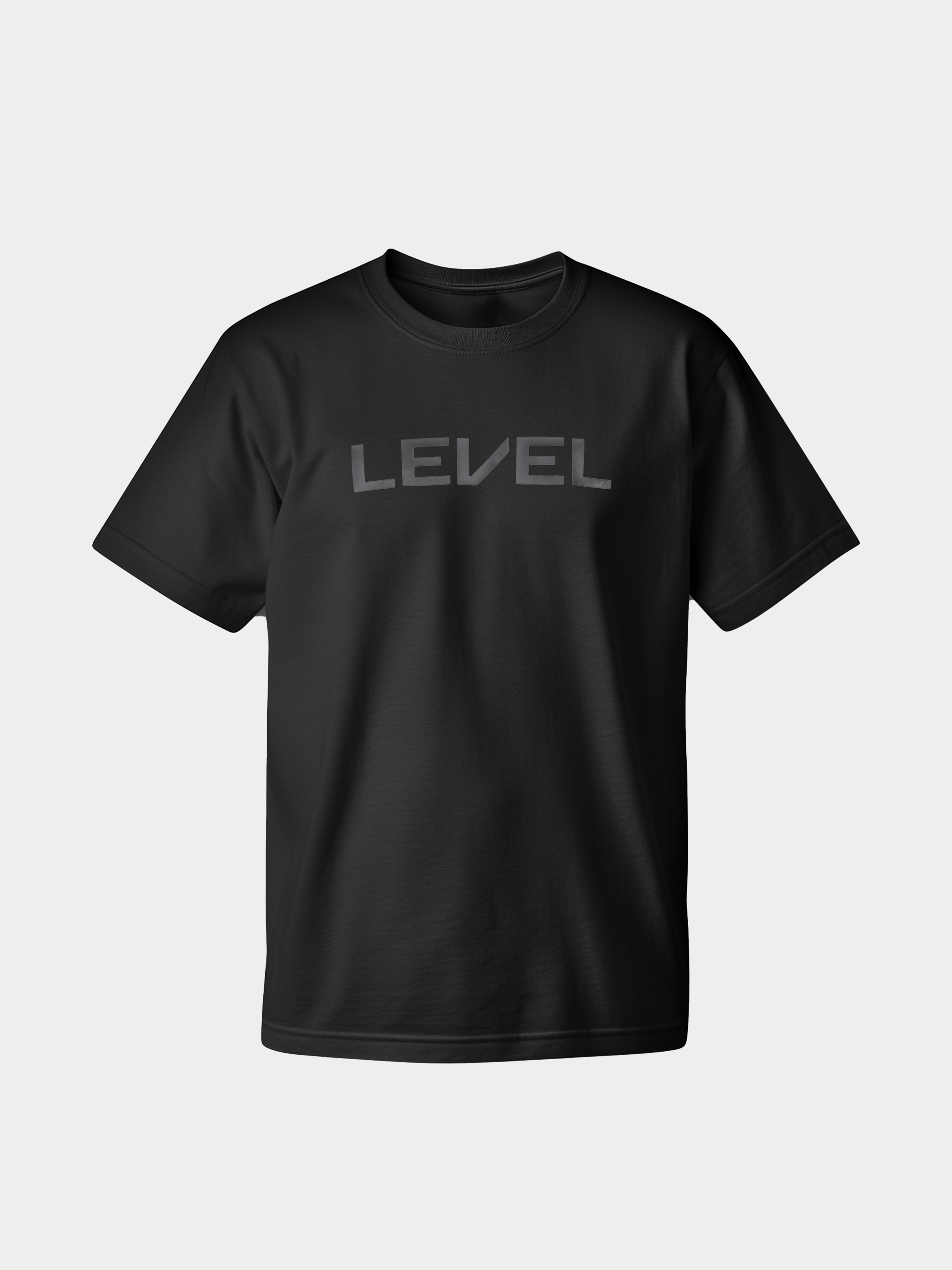 Tričko Level Level Logo (black)