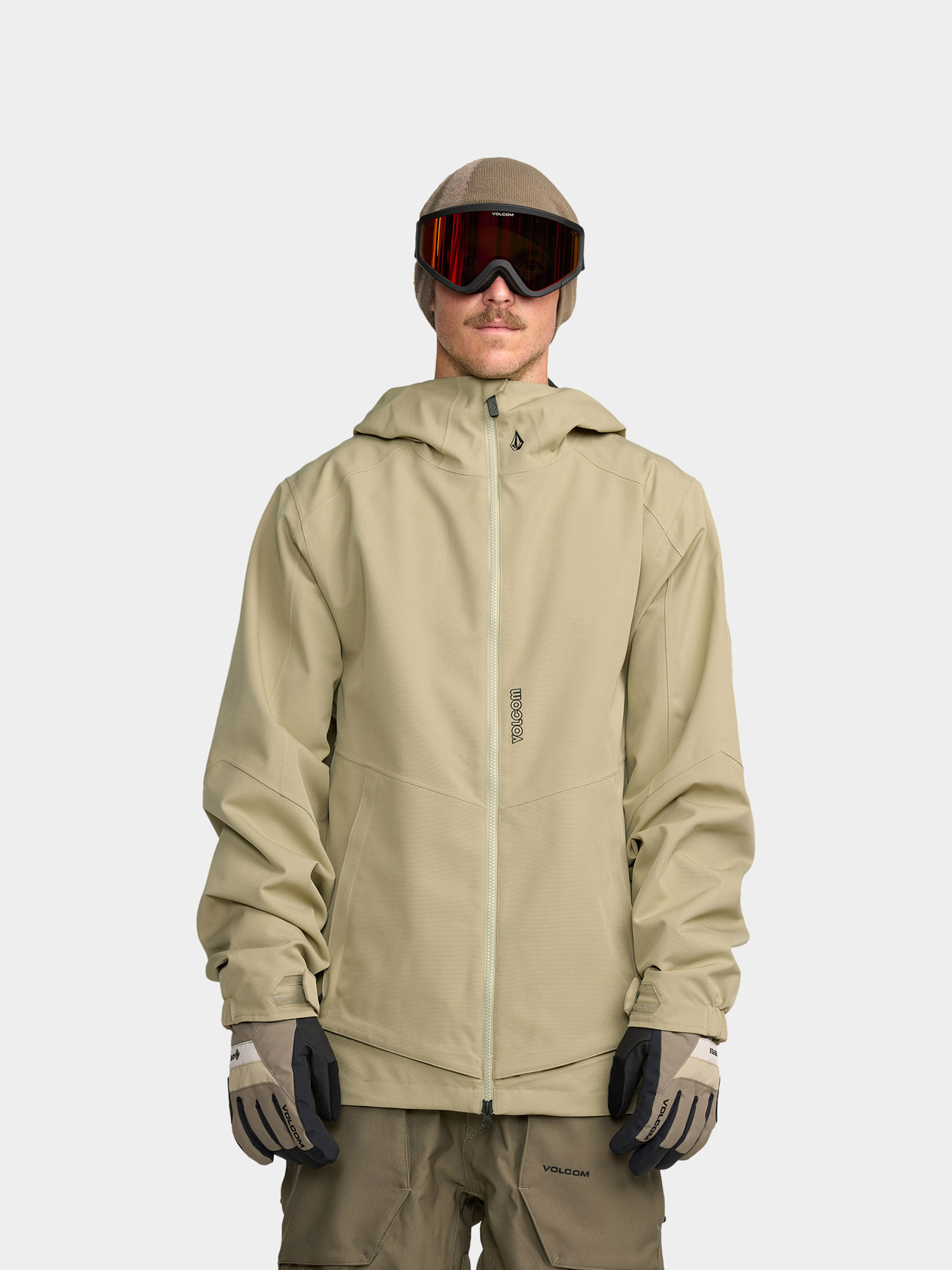 Snowboardová bunda Volcom Brighton Full Zip (moss green)