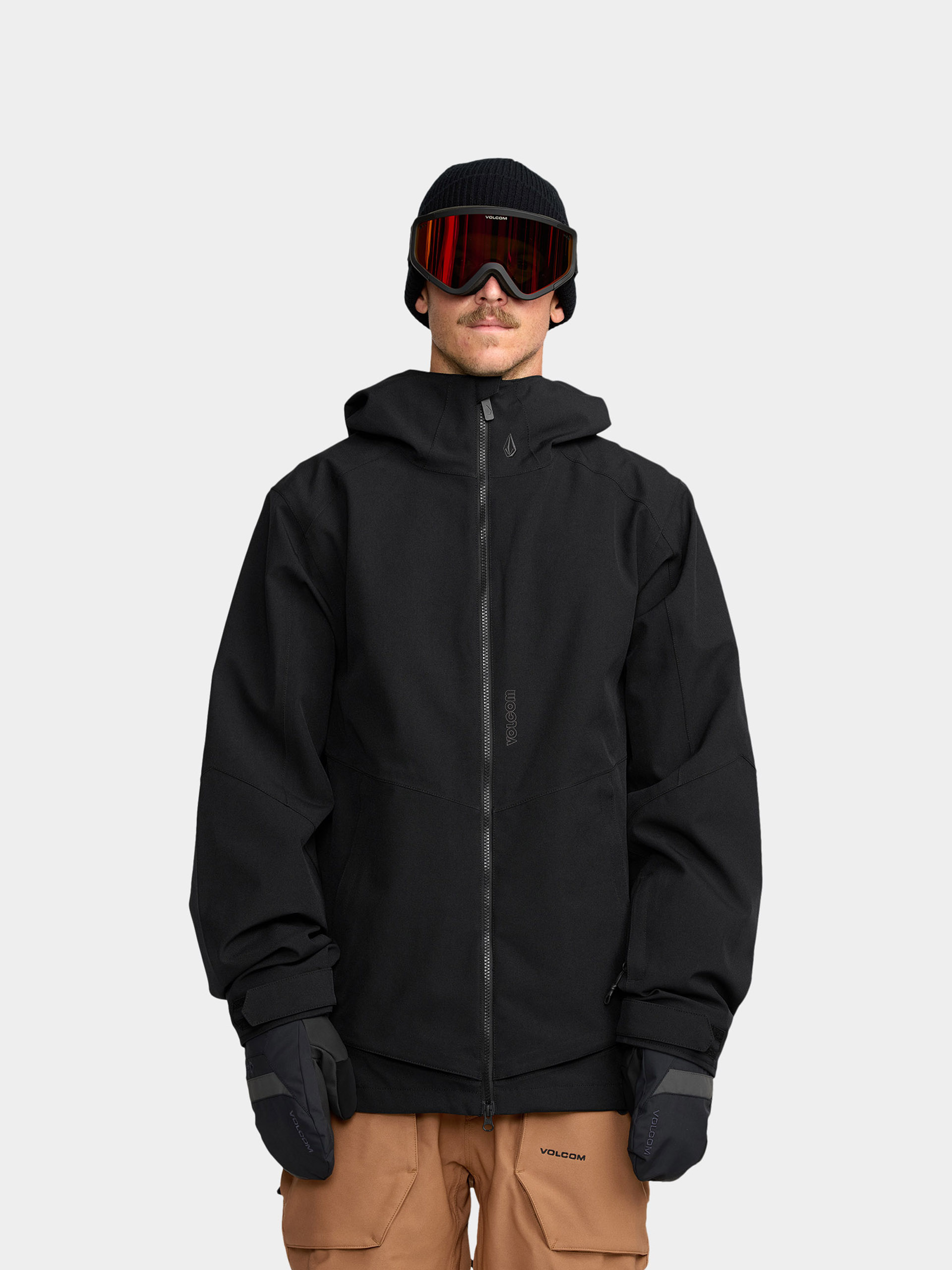 Snowboardovu00e1 bunda Volcom Brighton Full Zip (black)