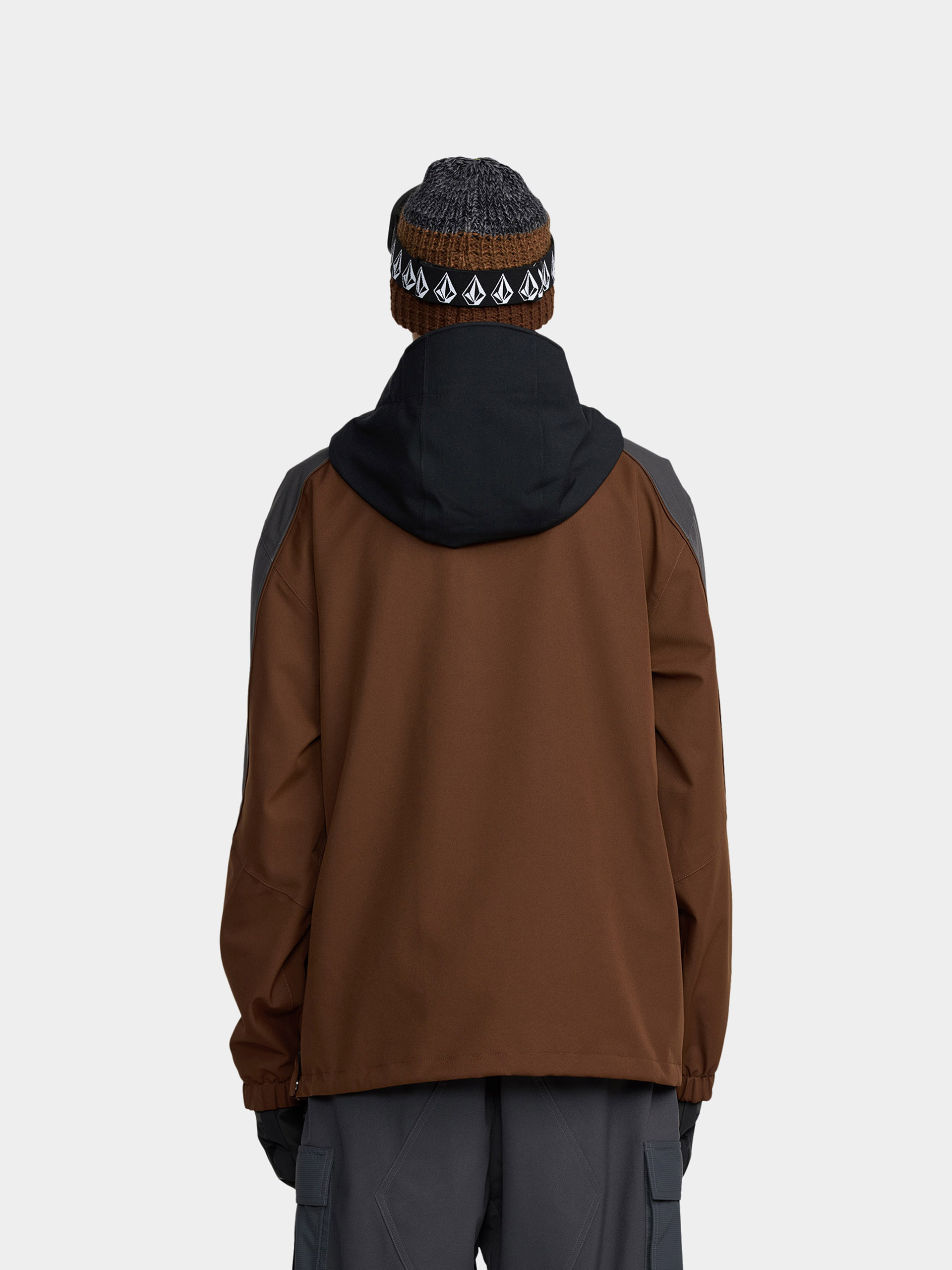 Pánská Snowboardová bunda Volcom Brighton Pullover (brown)