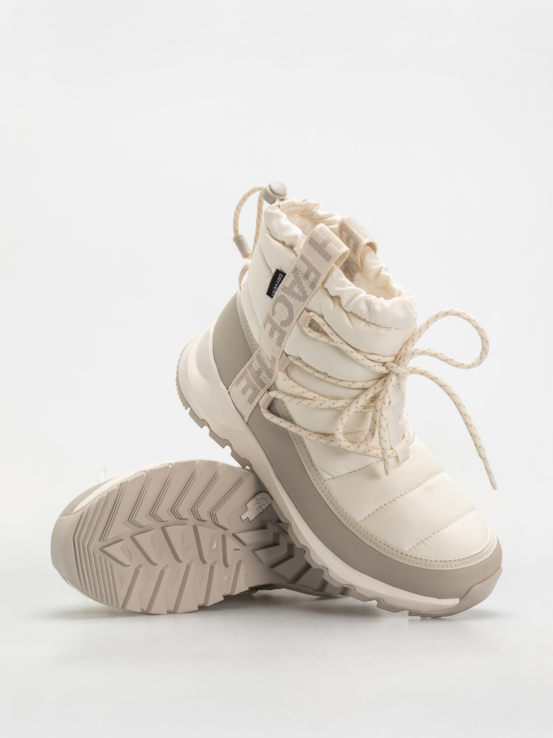Boty The North Face Thermoball Lace Up Wp Wmn (gardenia white/silvergrey)