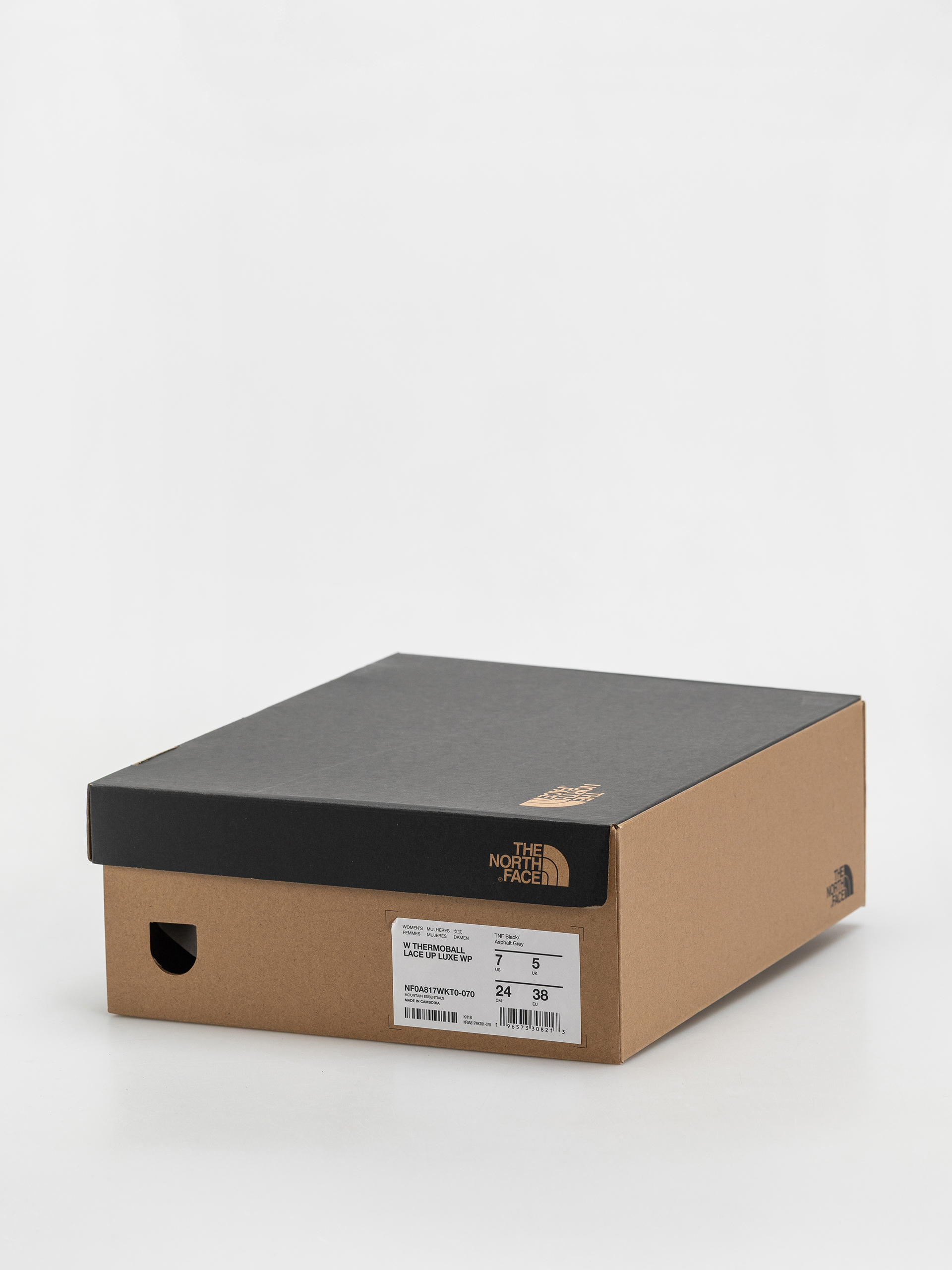 Boty The North Face Thermoball Lace Up Luxe Wp Wmn (tnf black/asphalt grey)