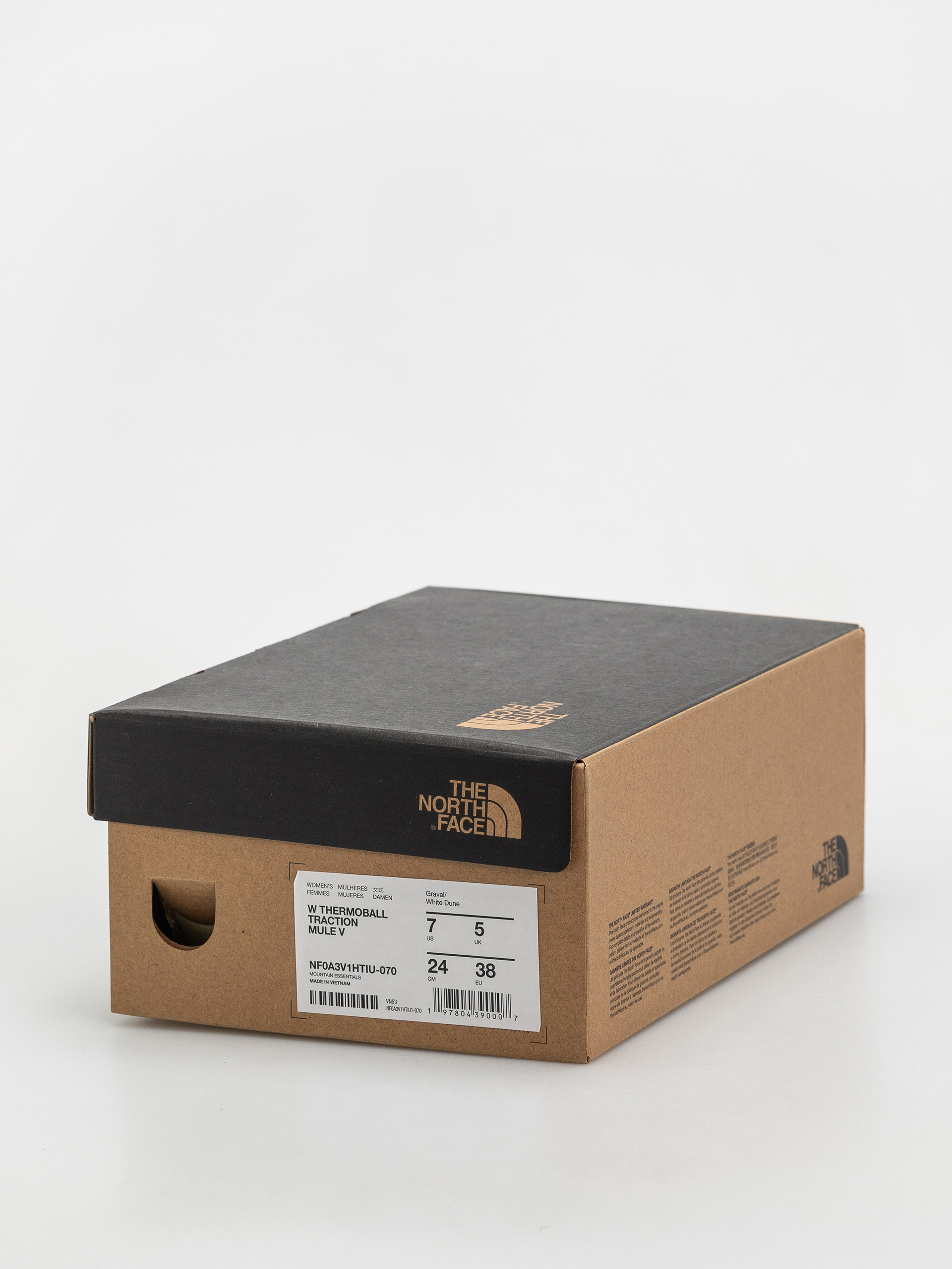 Boty The North Face Thermoball Traction Mule V Wmn (gravel/white dune)