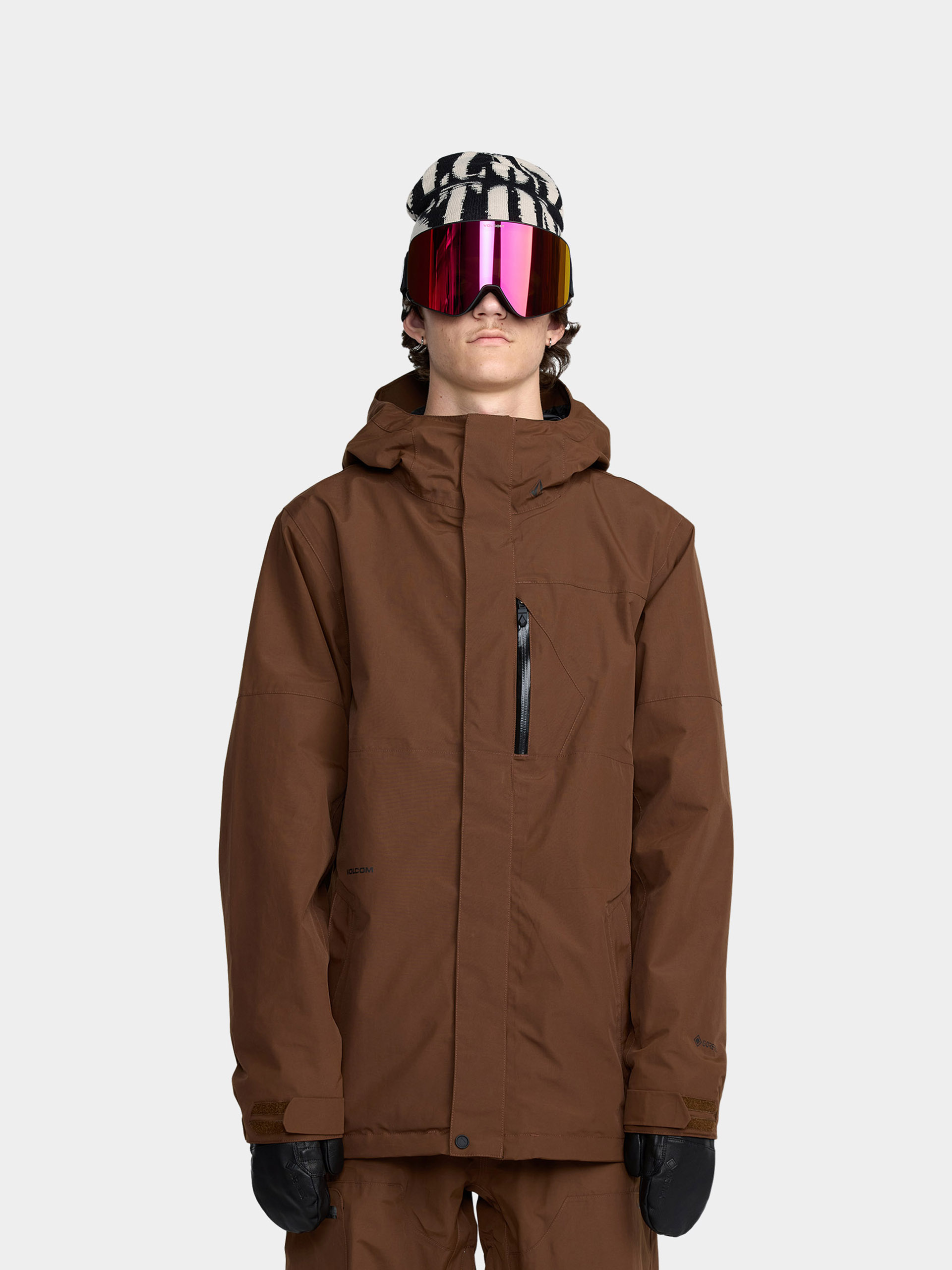 Snowboardová bunda Volcom L Ins Gore Tex (brown)