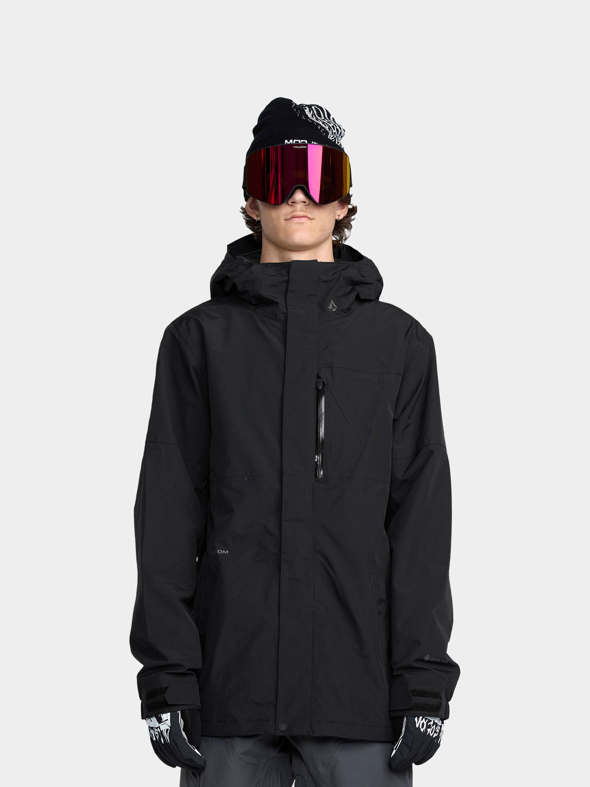 Snowboardovu00e1 bunda Volcom L Ins Gore Tex (black)