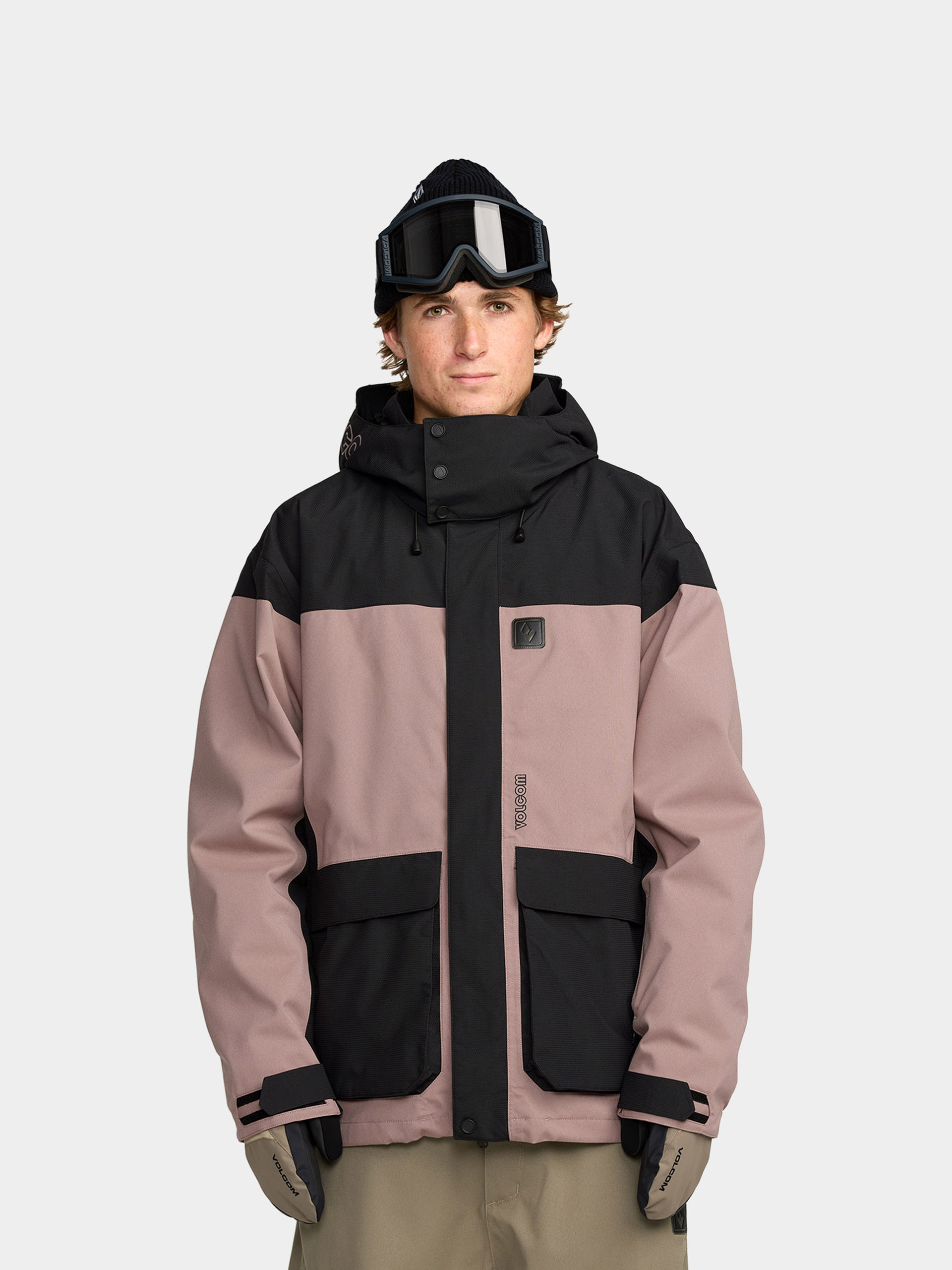 Snowboardovu00e1 bunda Volcom Kleveland (mauve)