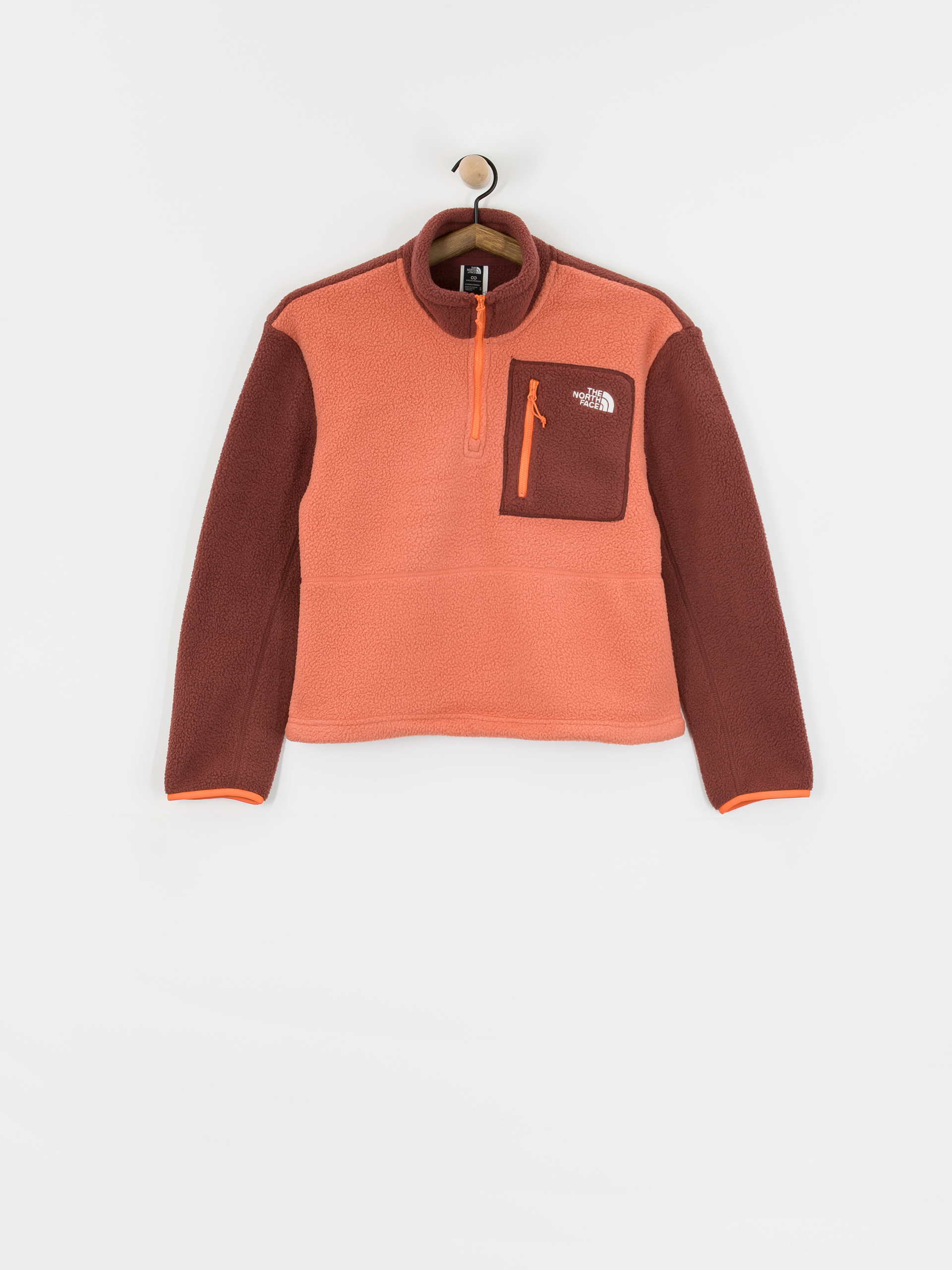 Fleecová mikina The North Face Yumiori 1/4 Zip (mars dust/sumac/solar f)