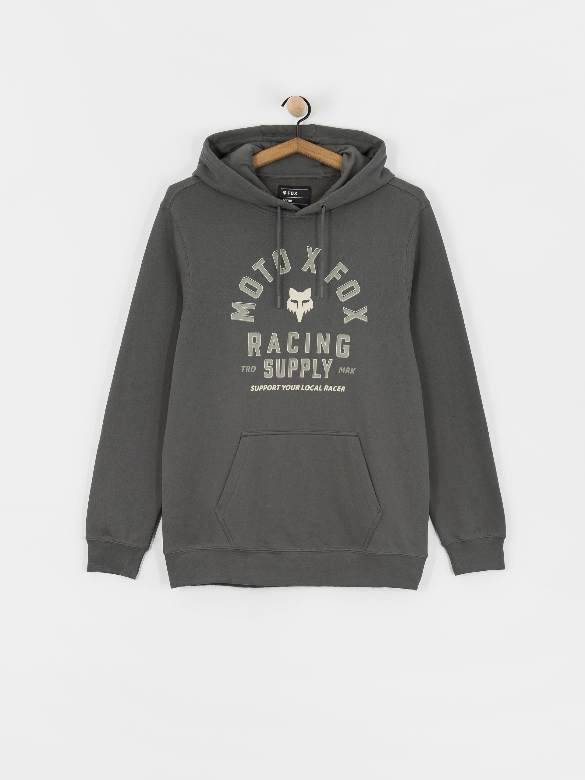 Mikina s kapucí Fox Local Racer HD (dark shadow)