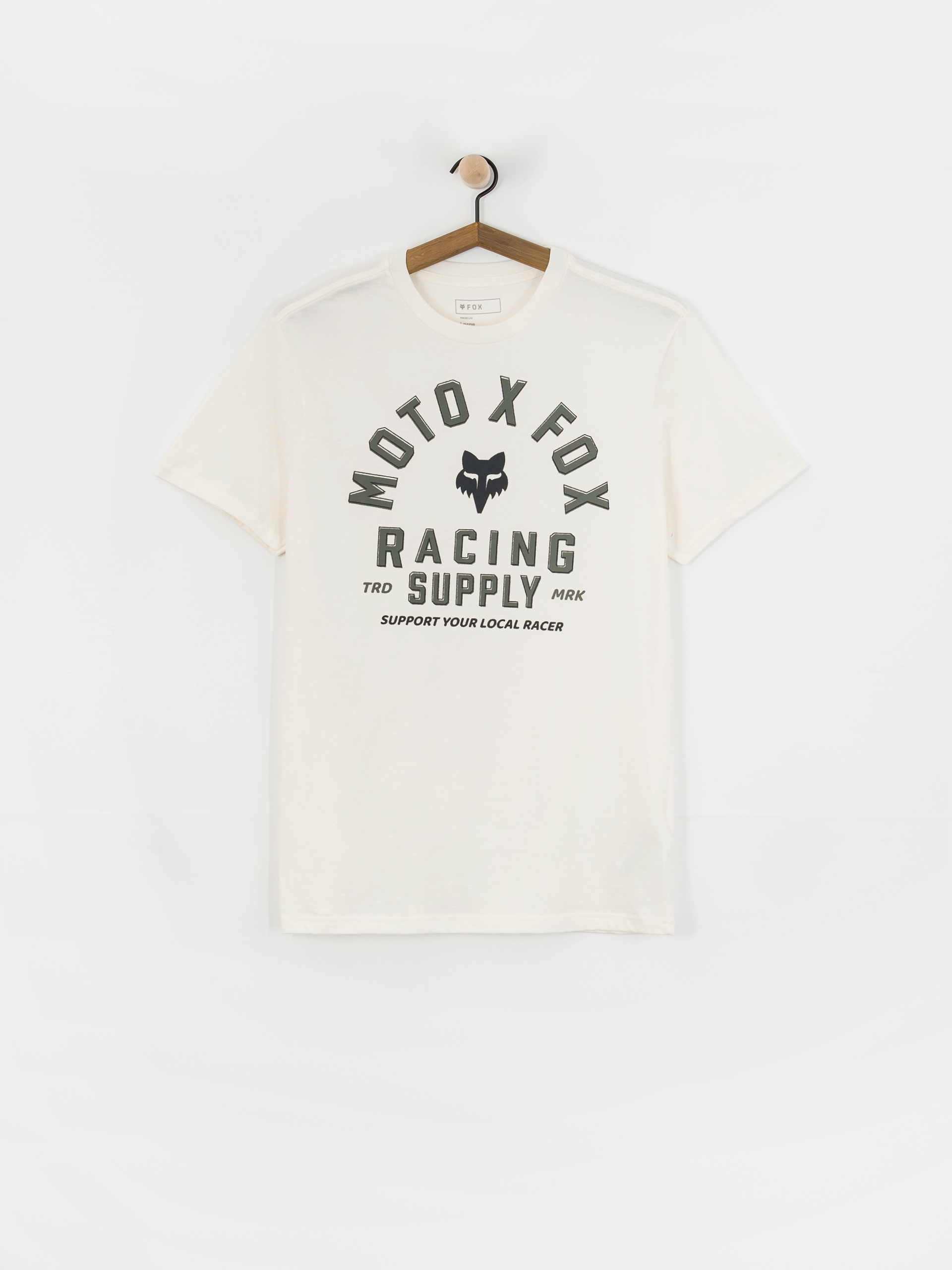 Tričko Fox Local Racer (off white)