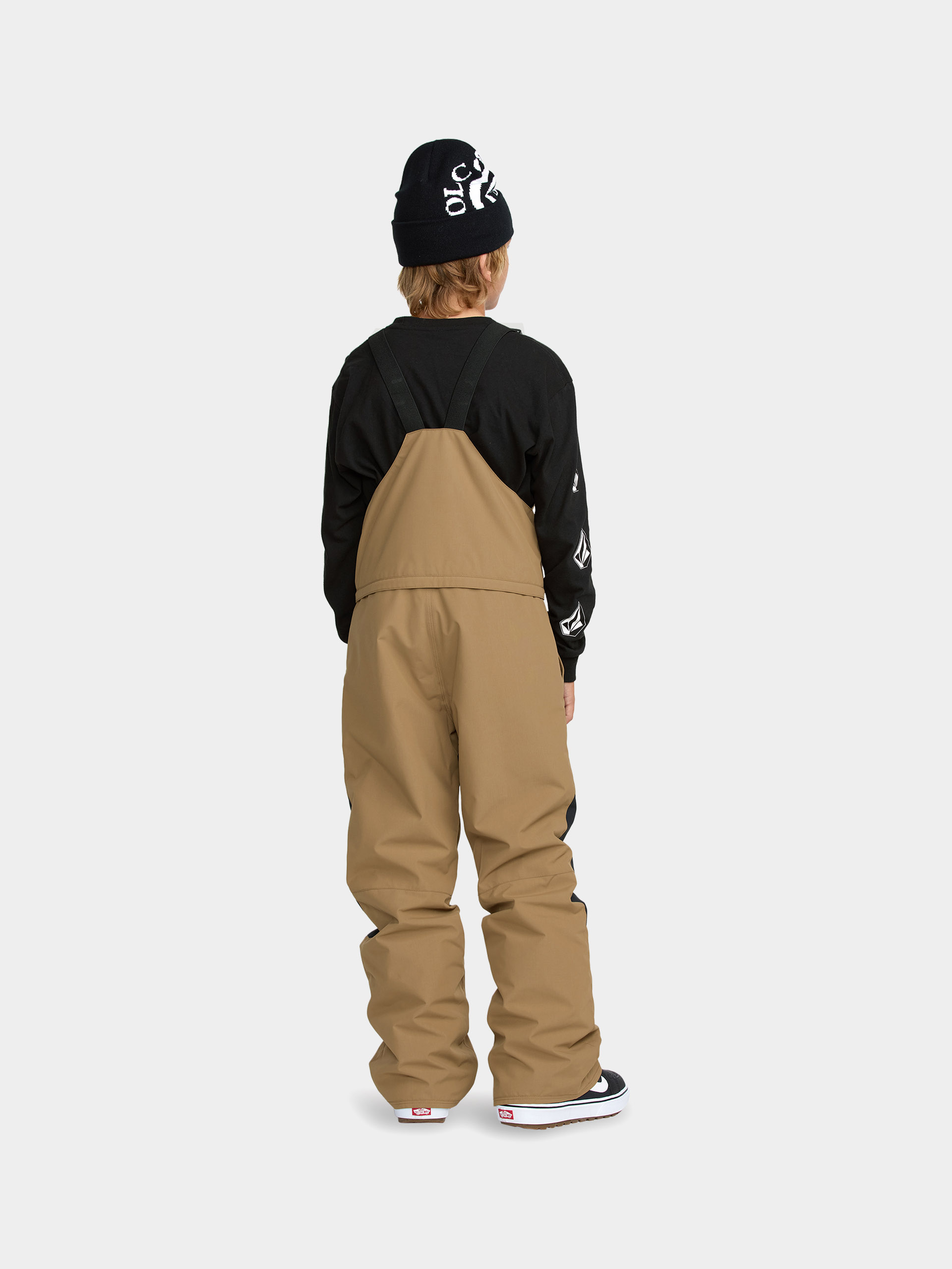Snowboardové kalhoty  Volcom Barkley Ins Bib Overall JR (bronze)