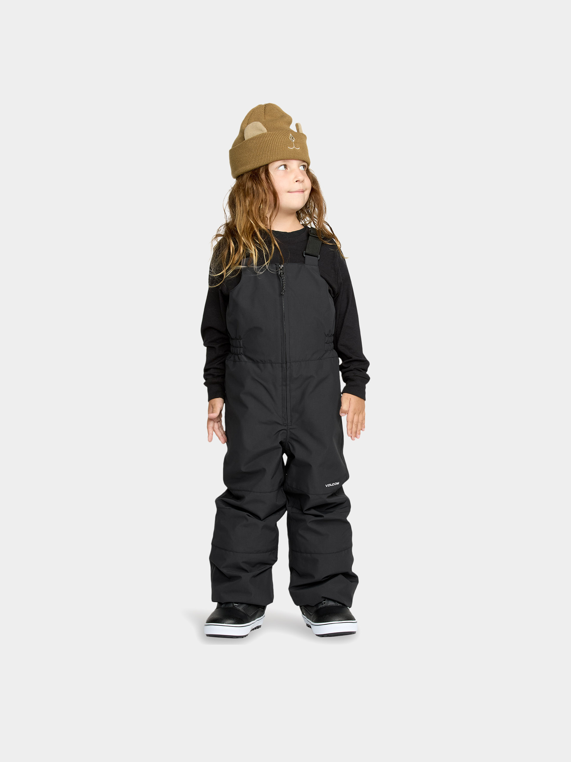 Snowboardovu00e9 kalhoty  Volcom Barkley Ins Bib Overall JR (black)