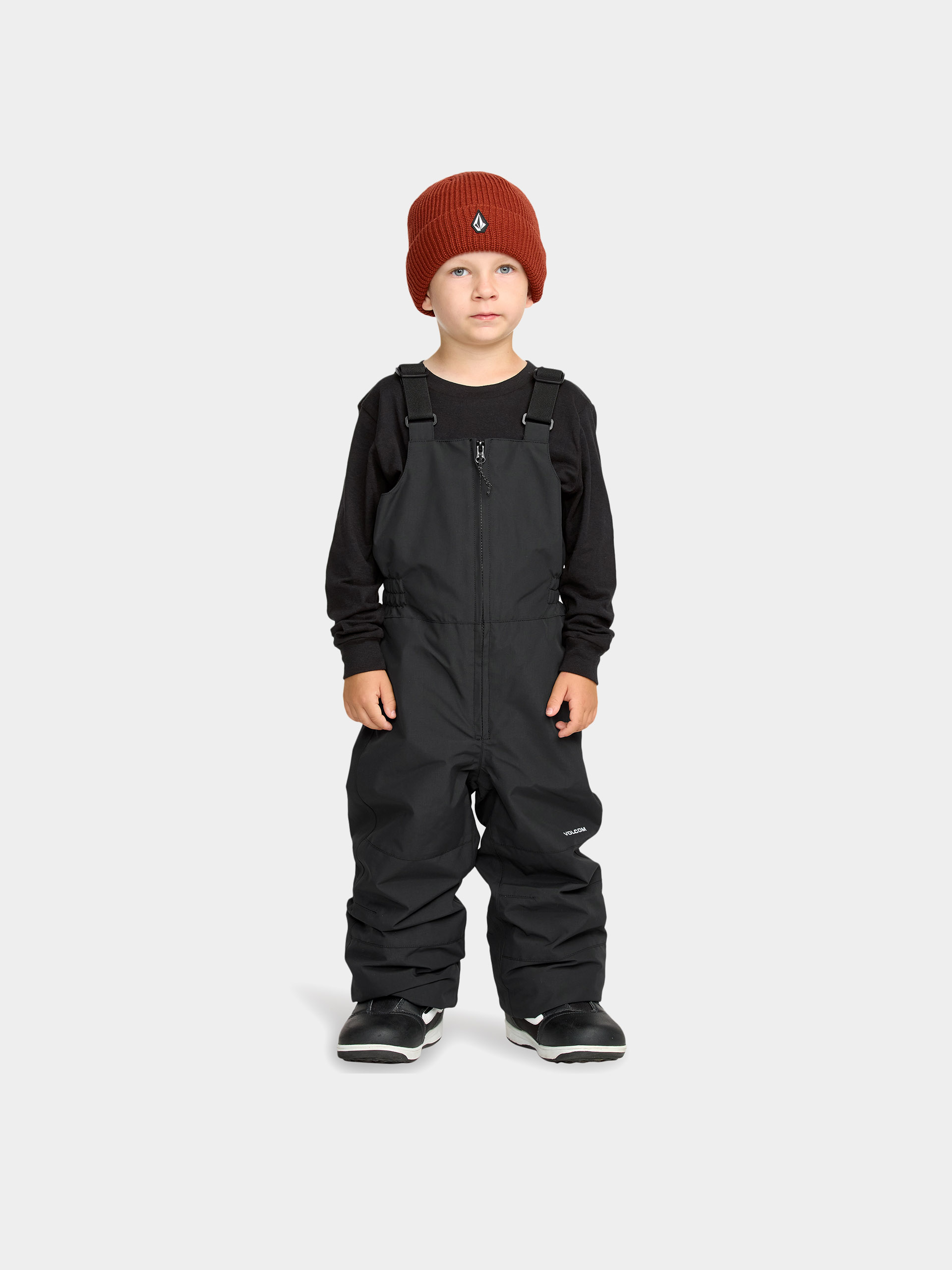 Snowboardové kalhoty  Volcom Barkley Ins Bib Overall JR (black)