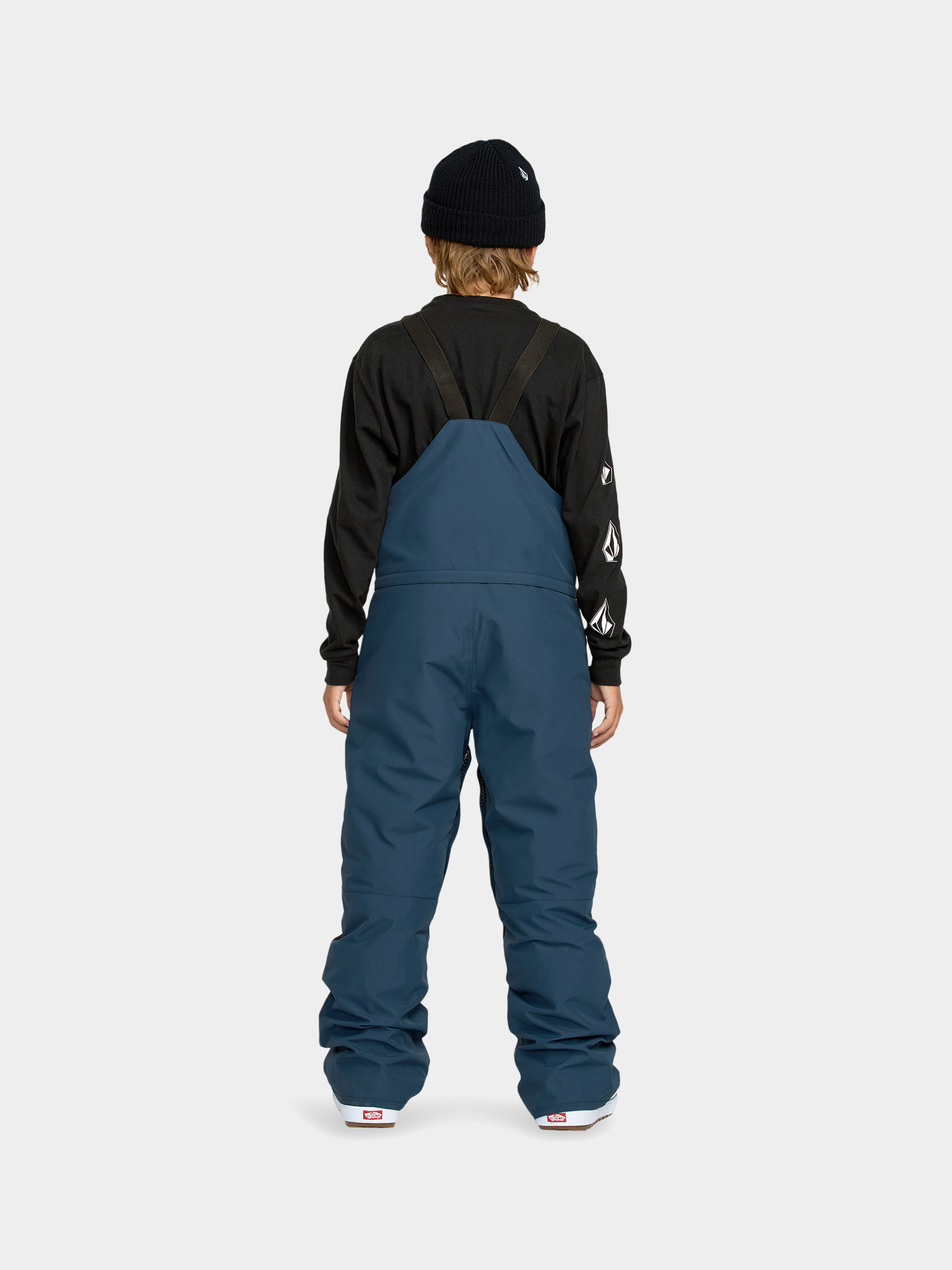 Snowboardové kalhoty  Volcom Barkley Ins Bib Overall JR (deep blue)