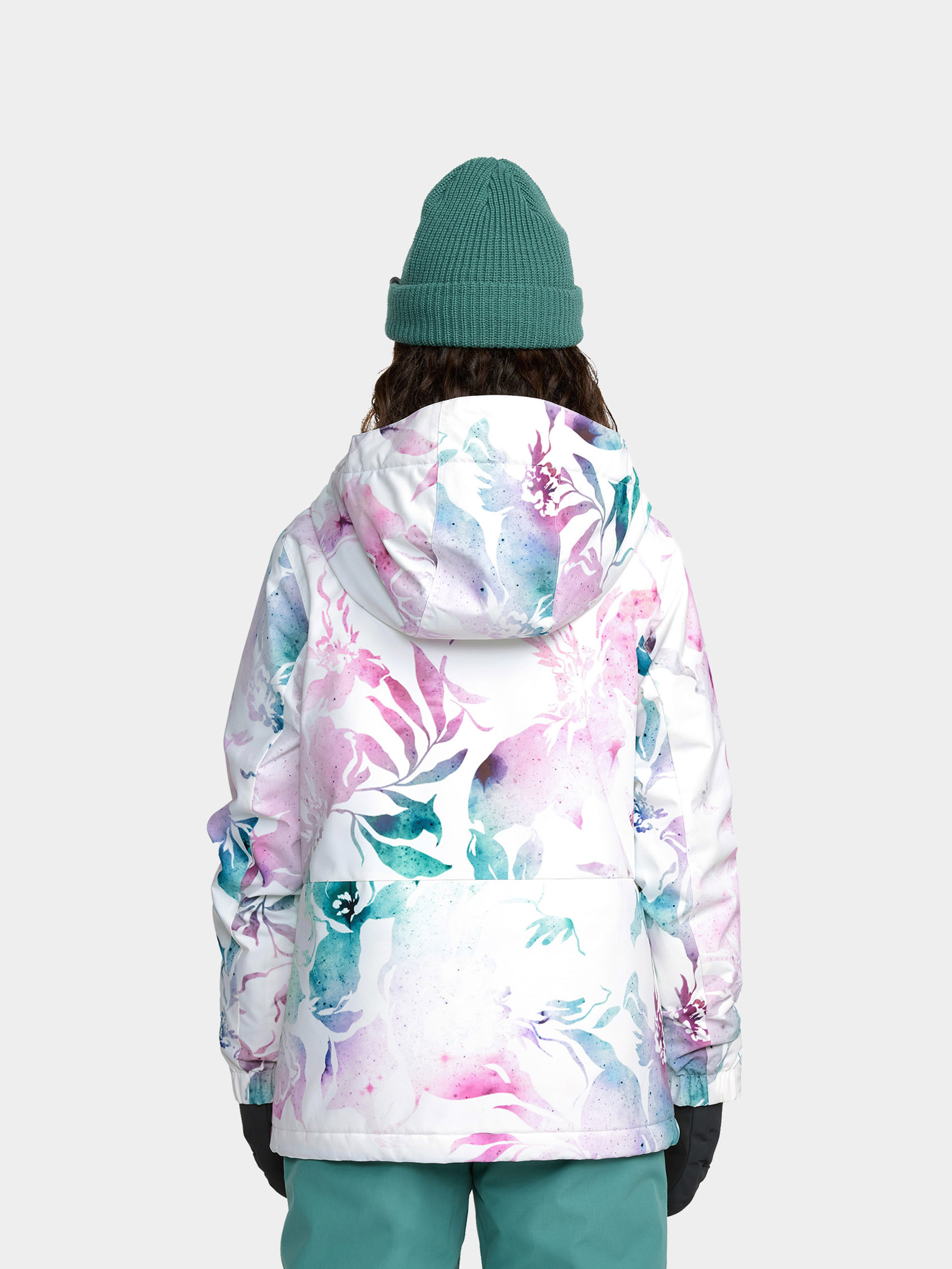 Snowboardová bunda Volcom Sass'N'Frass Ins JR (white)