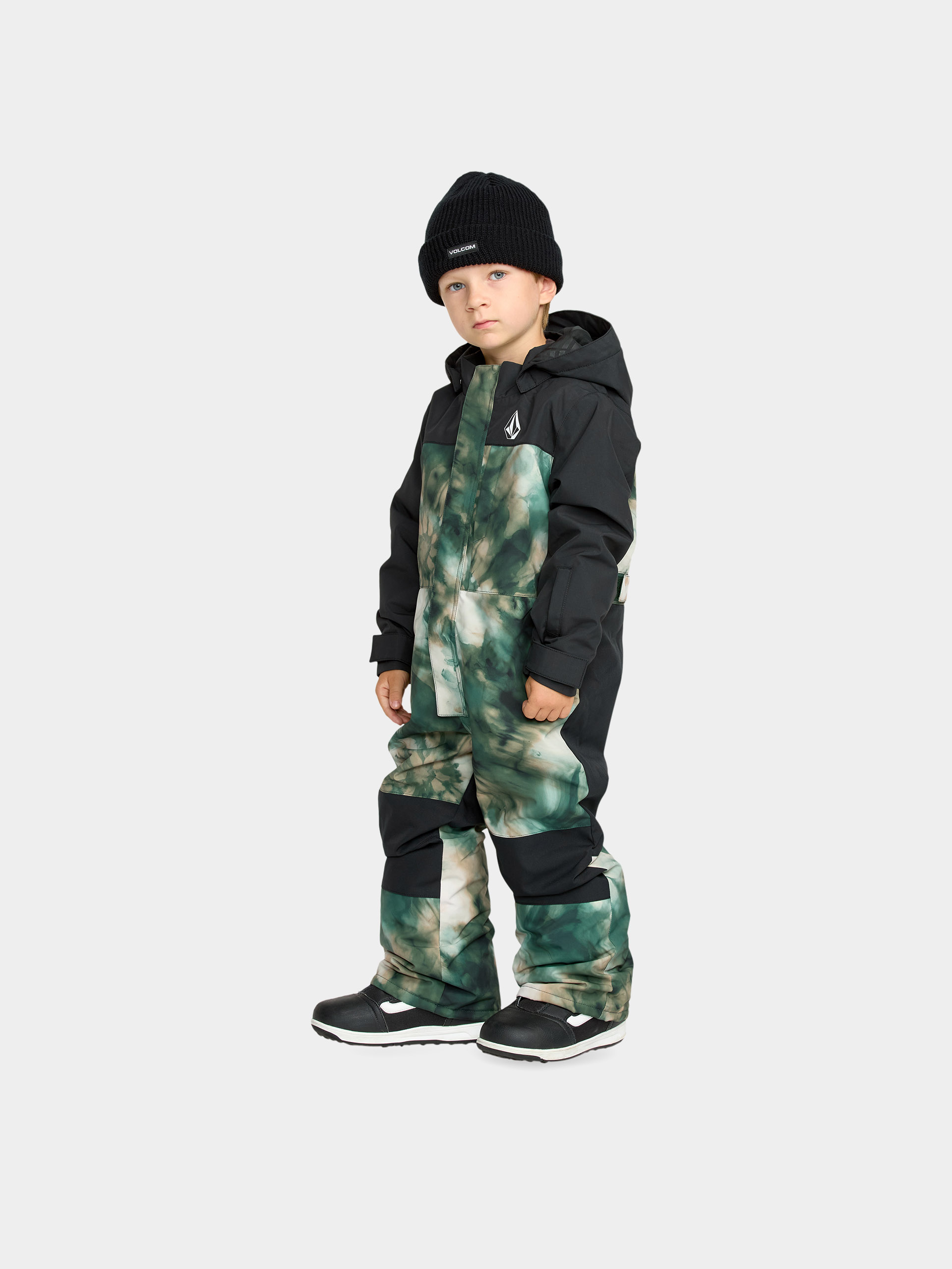Snowboardová bunda Volcom Little Flurry One Piece JR (green)