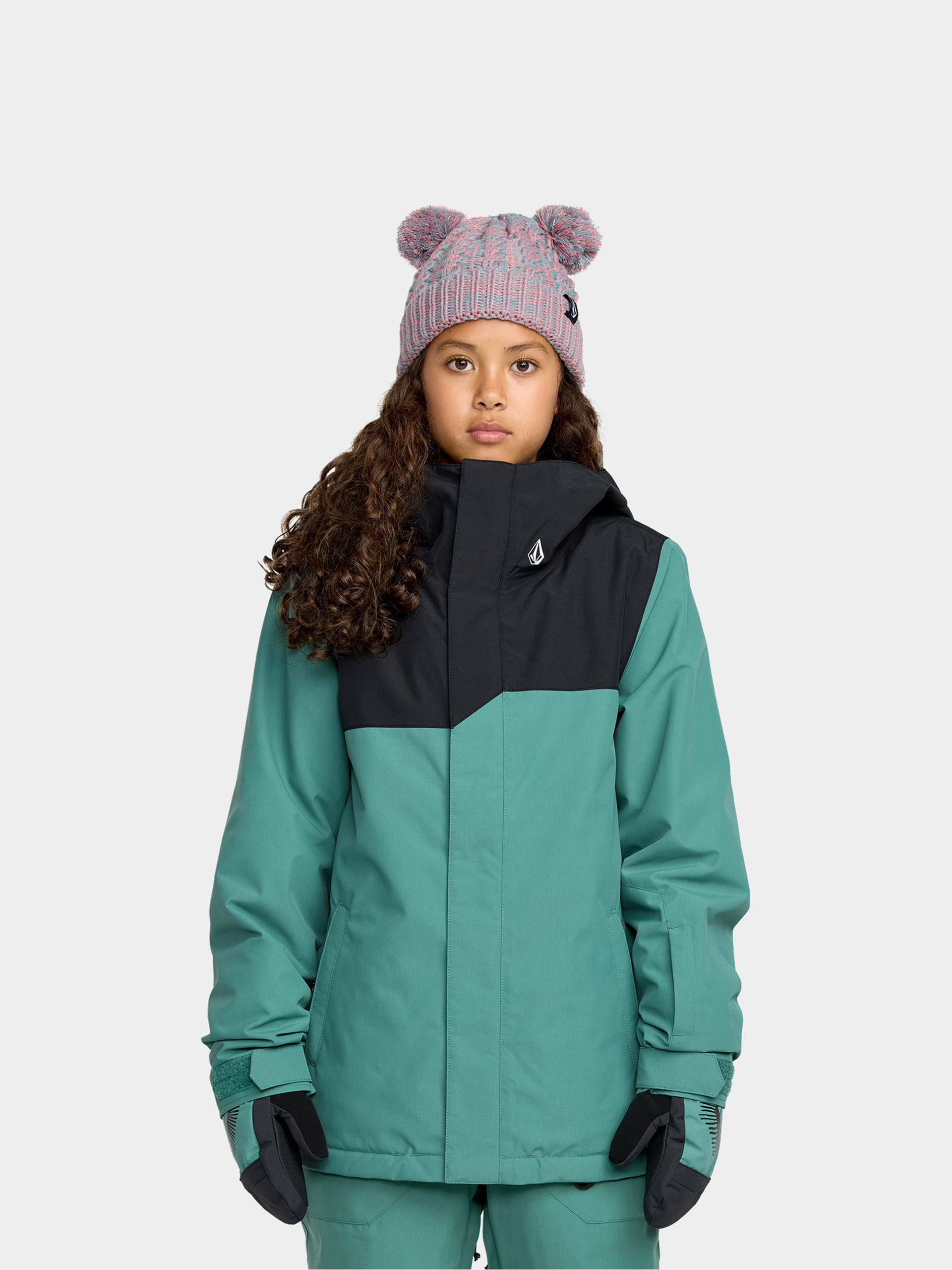 Snowboardovu00e1 bunda Volcom Stone.91 Ins JR (spruce green)