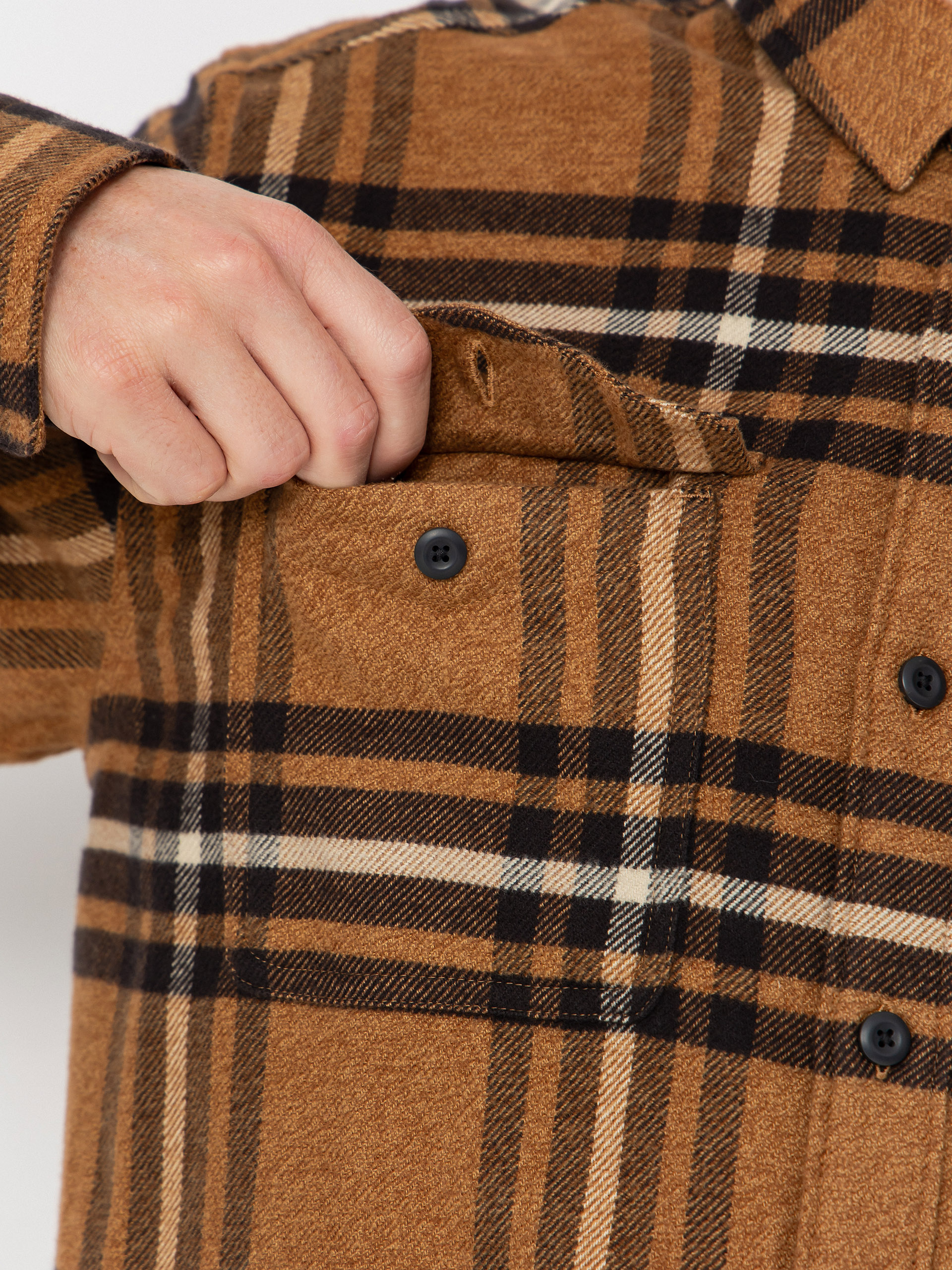 Košile Patagonia Fjord Flannel (catch deer brown)